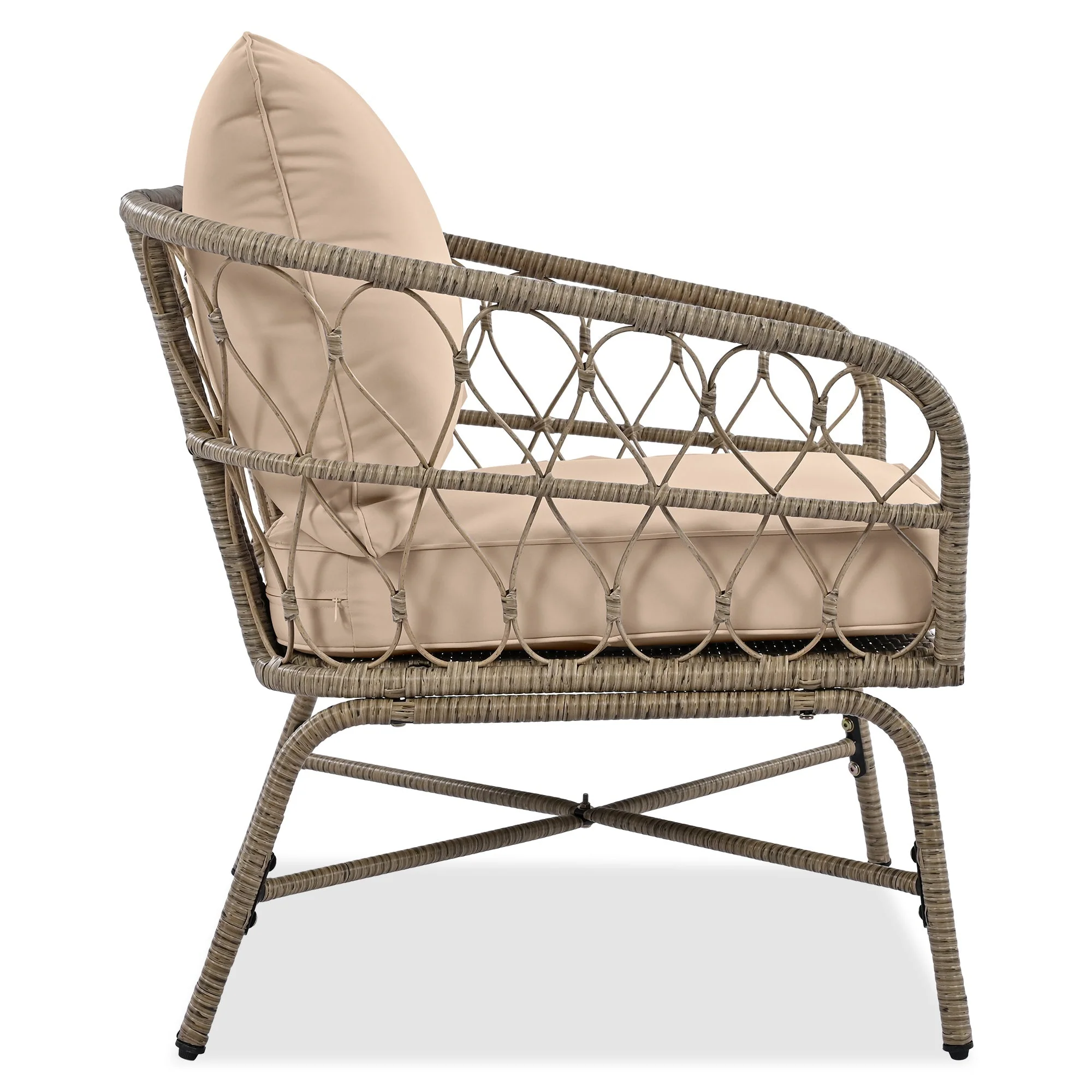 GO Bohemia-Inspired 4-Person Outdoor Seating Group with Removable Cushions - Image 15