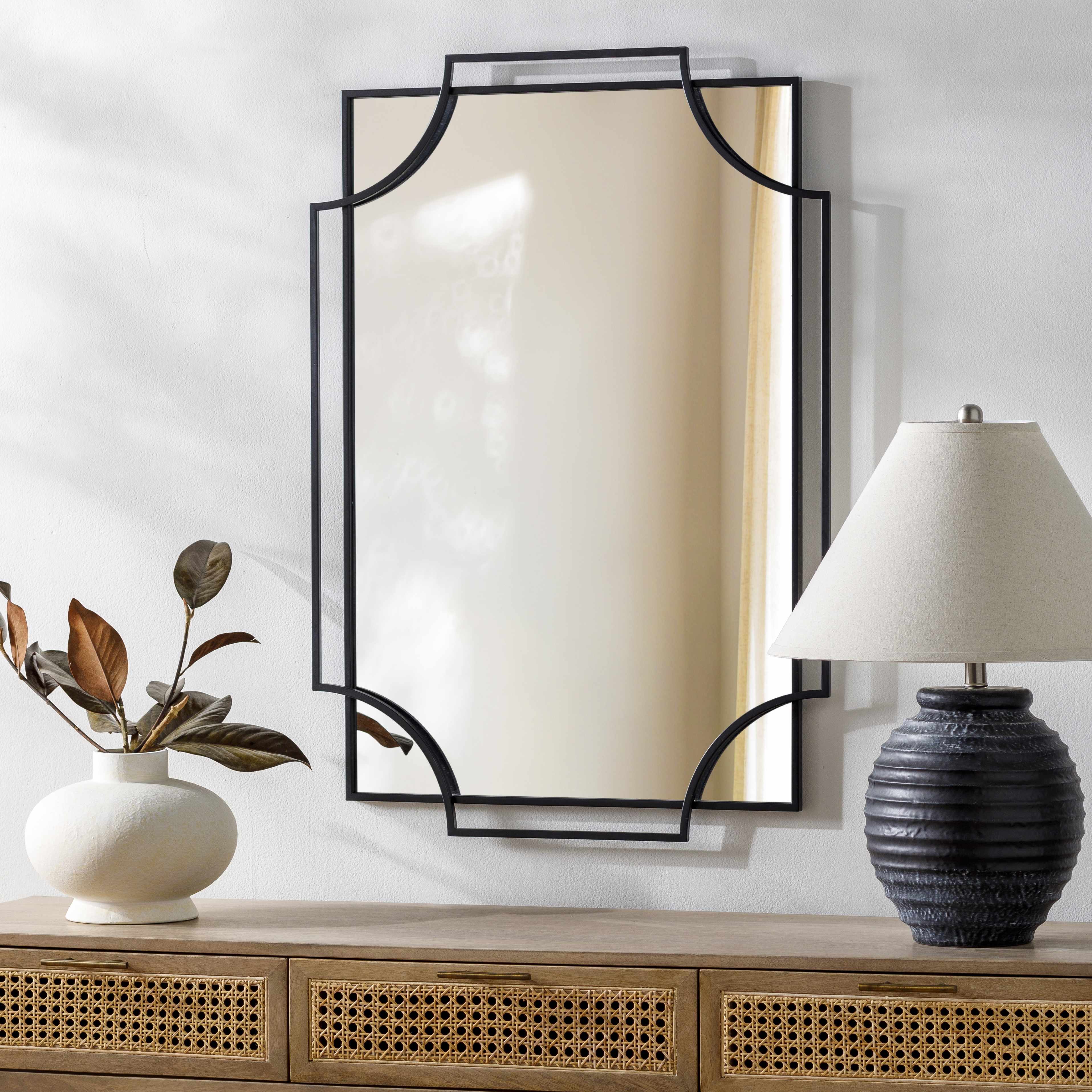 Golasecca Black Frame Mirror - Image 6