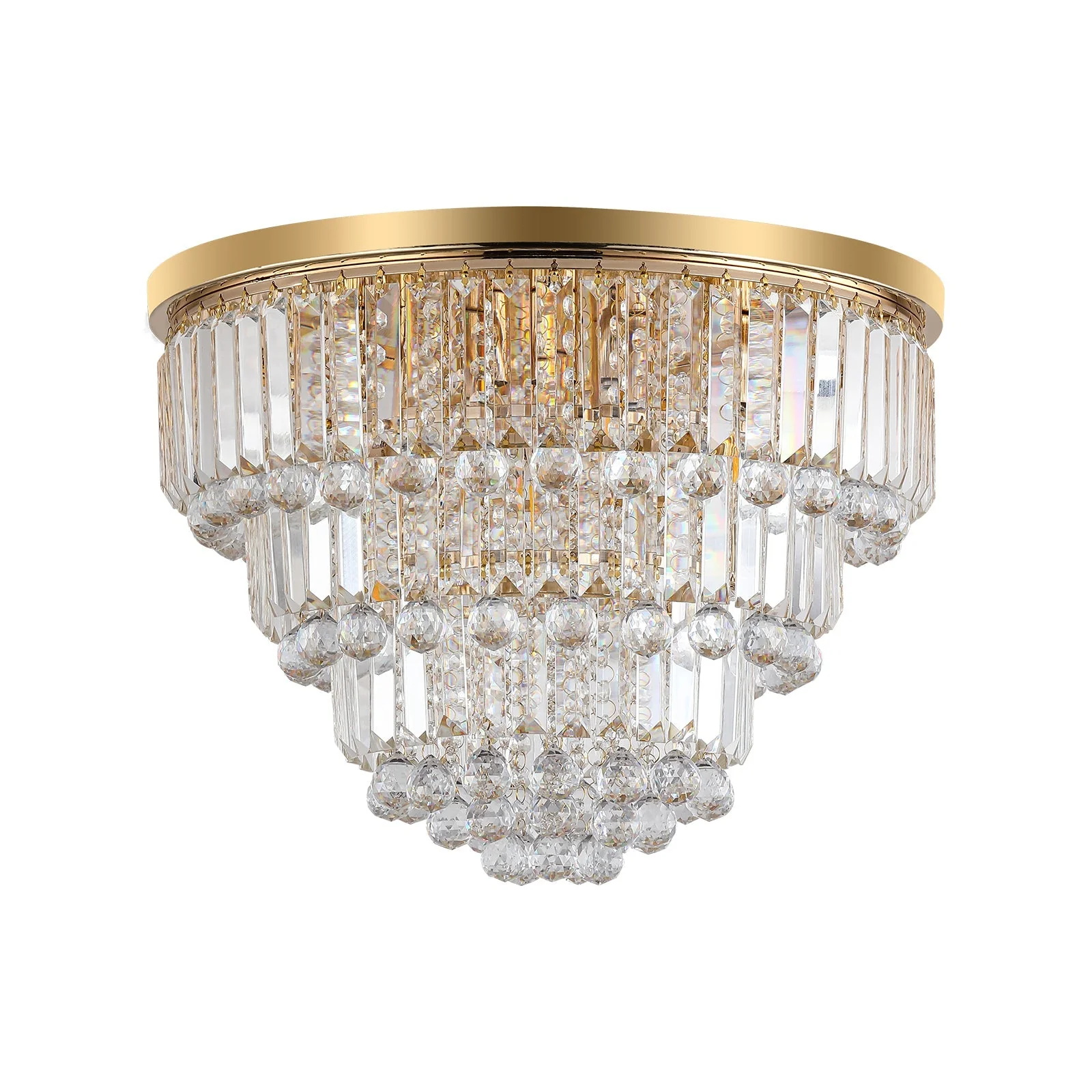 Gold Luxury Modern Style Crystal Ceiling Chandelier - Image 9