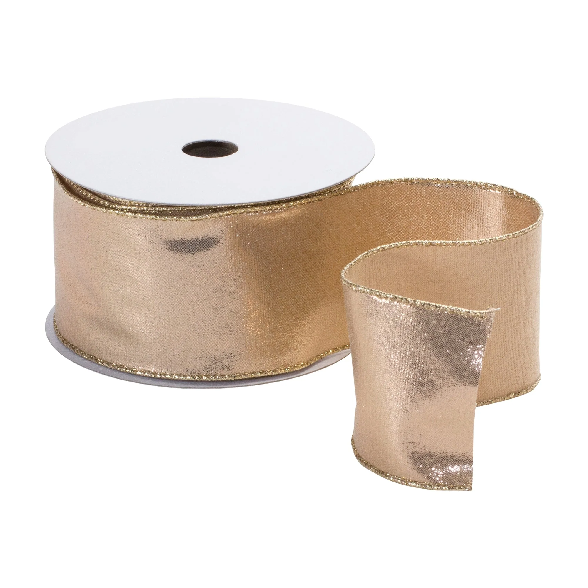 Metallic Holiday Ribbon 2.5" x 10 yds. - Image 2