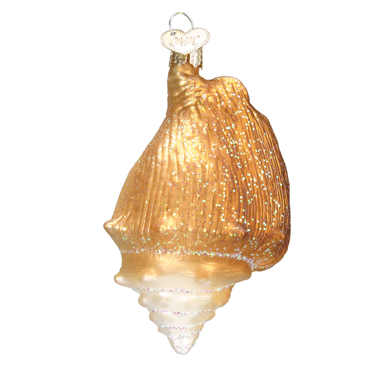 Golden Seashell Ornament - Image 3