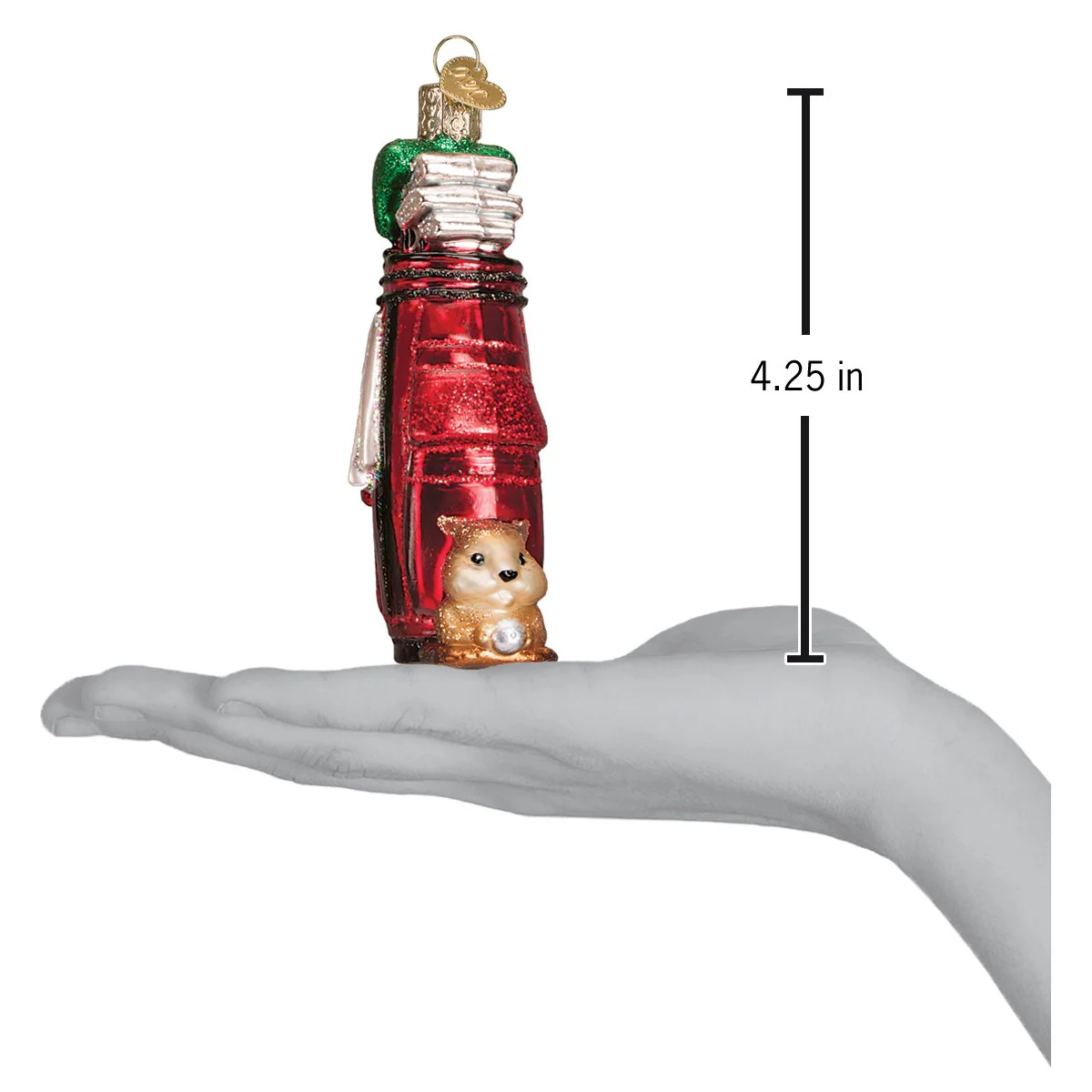 Golf Bag Ornament by Old World Christmas - Image 4