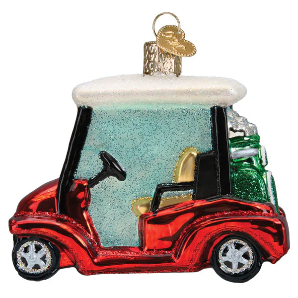 Golf Cart Ornament 3.5x4x2.75 Inches - Image 3