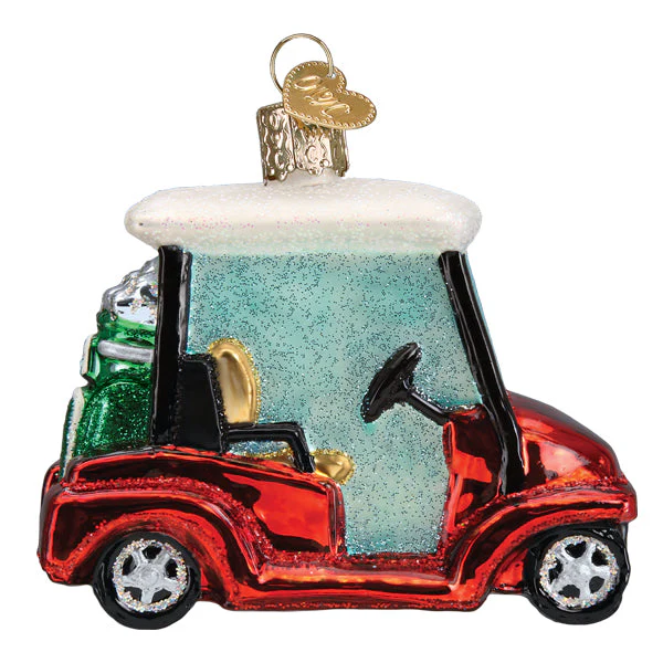 Golf Cart Ornament 3.5x4x2.75 Inches - Image 4