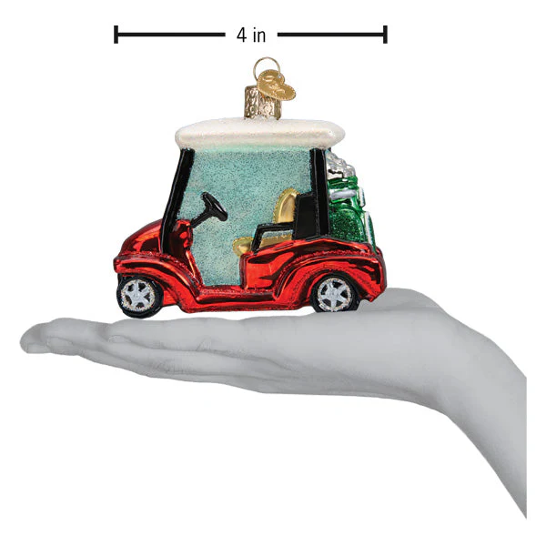 Golf Cart Ornament 3.5x4x2.75 Inches - Image 6