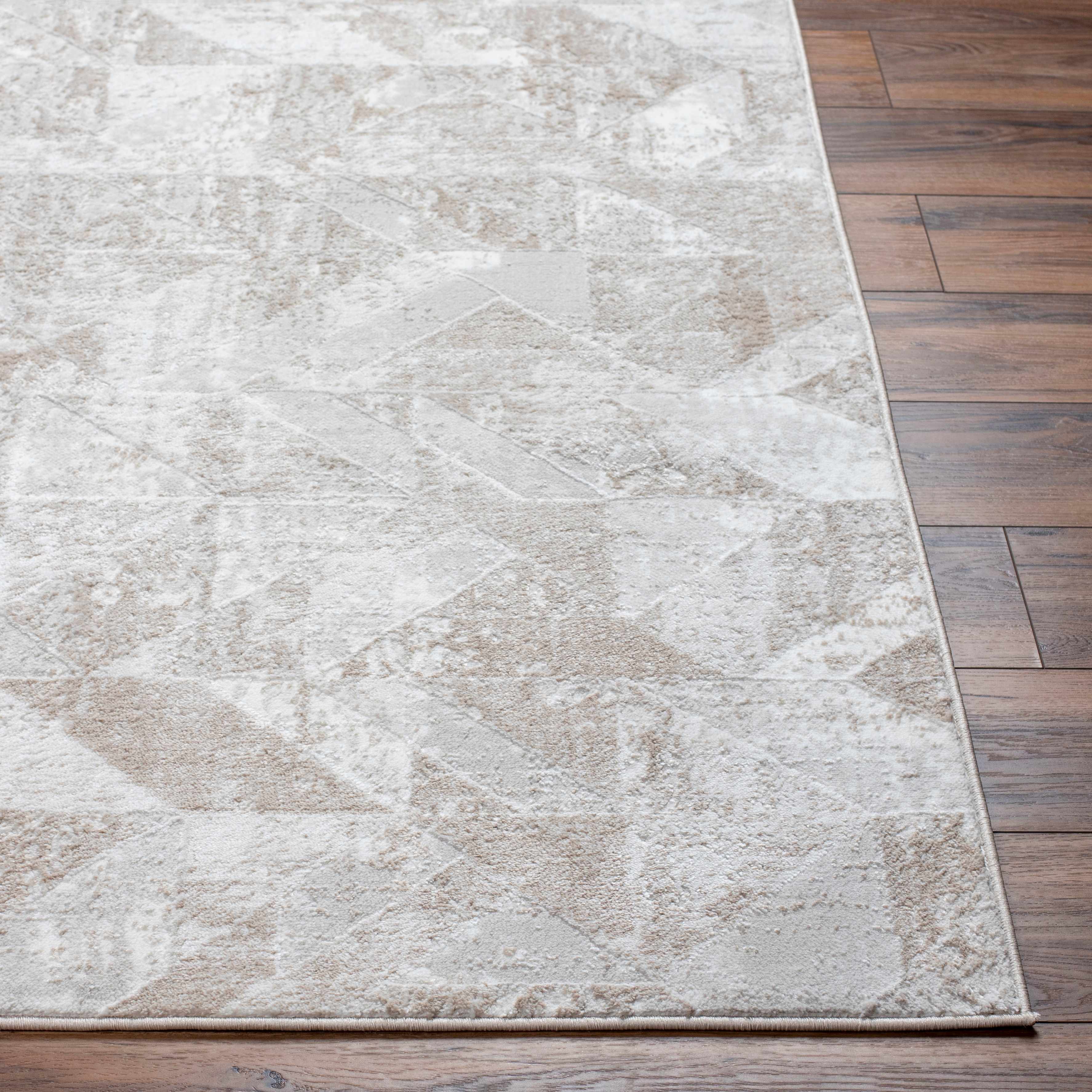 Gonca Gray Geometric Area Rug - Clearance - Image 3