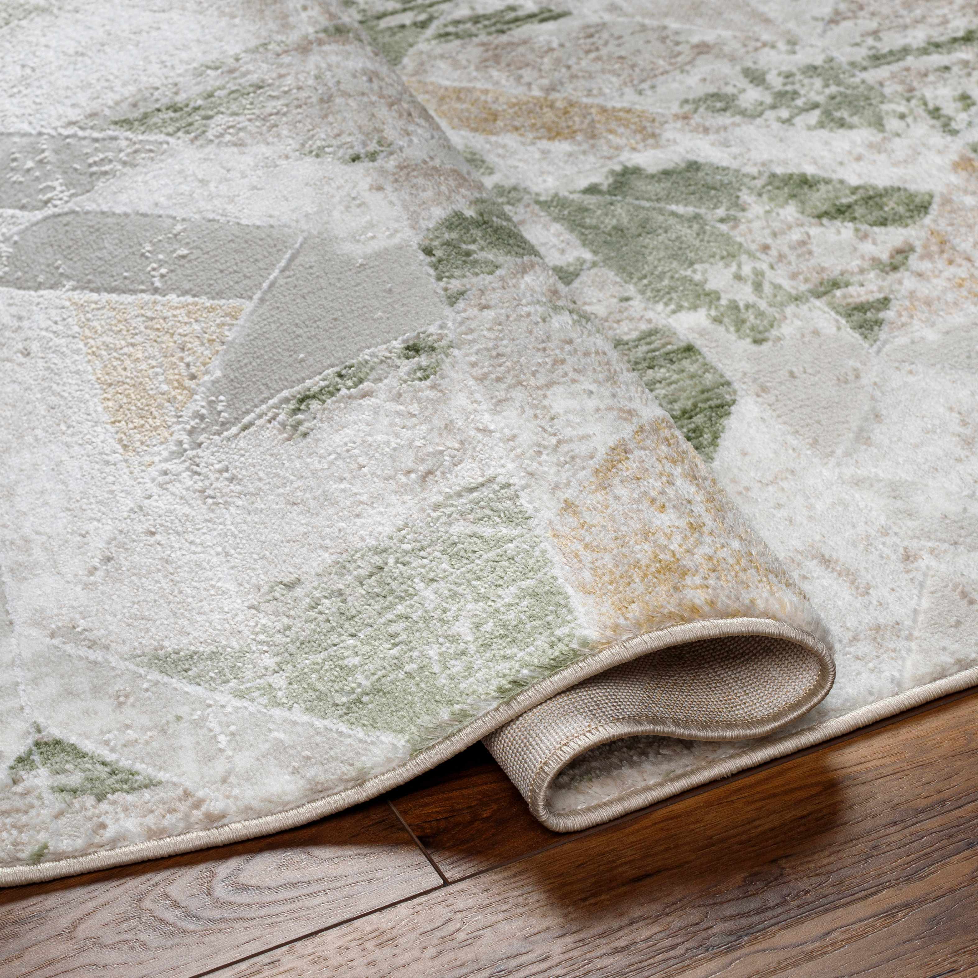 Gonca Green Geometric Area Rug - Image 5