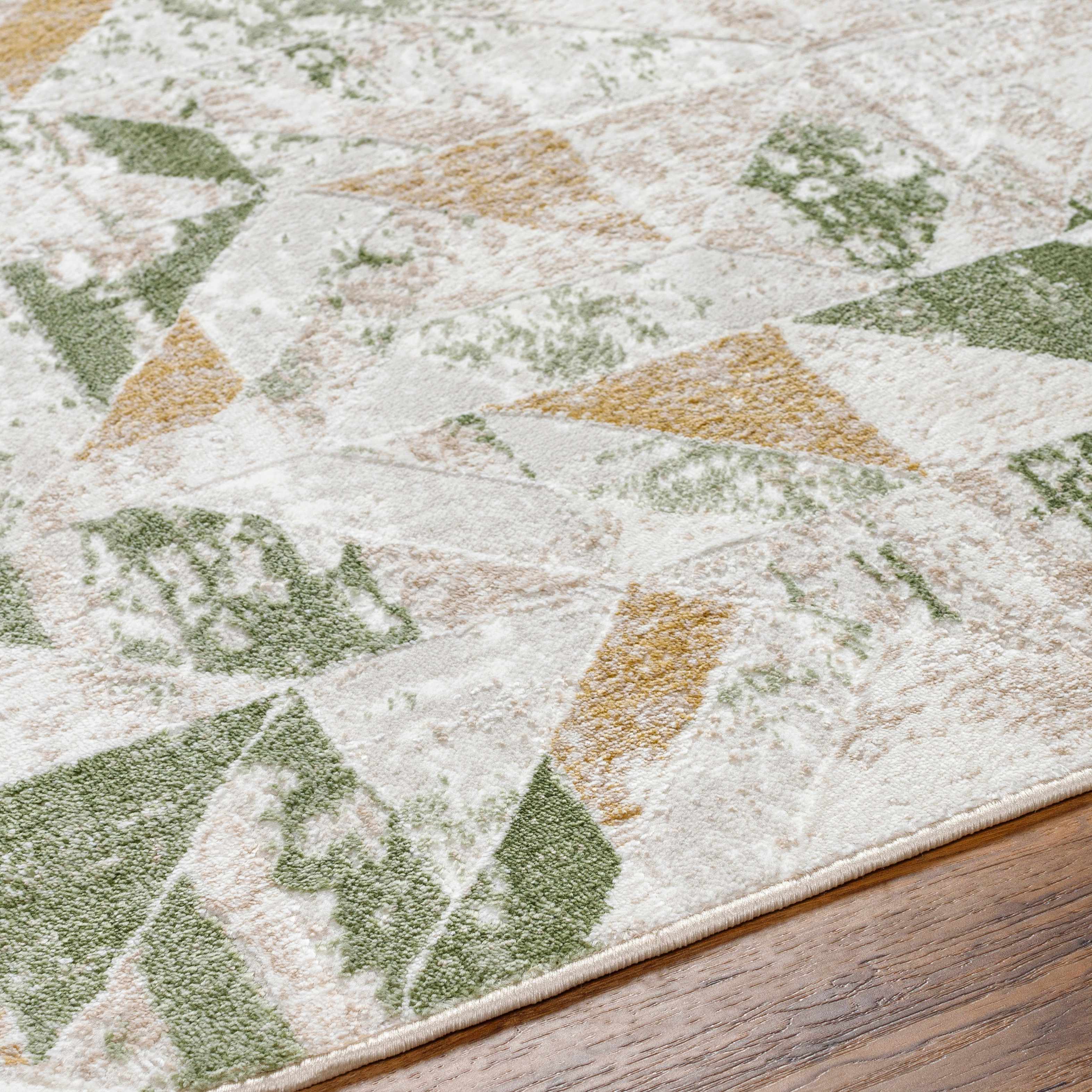 Gonca Green Geometric Area Rug - Image 6