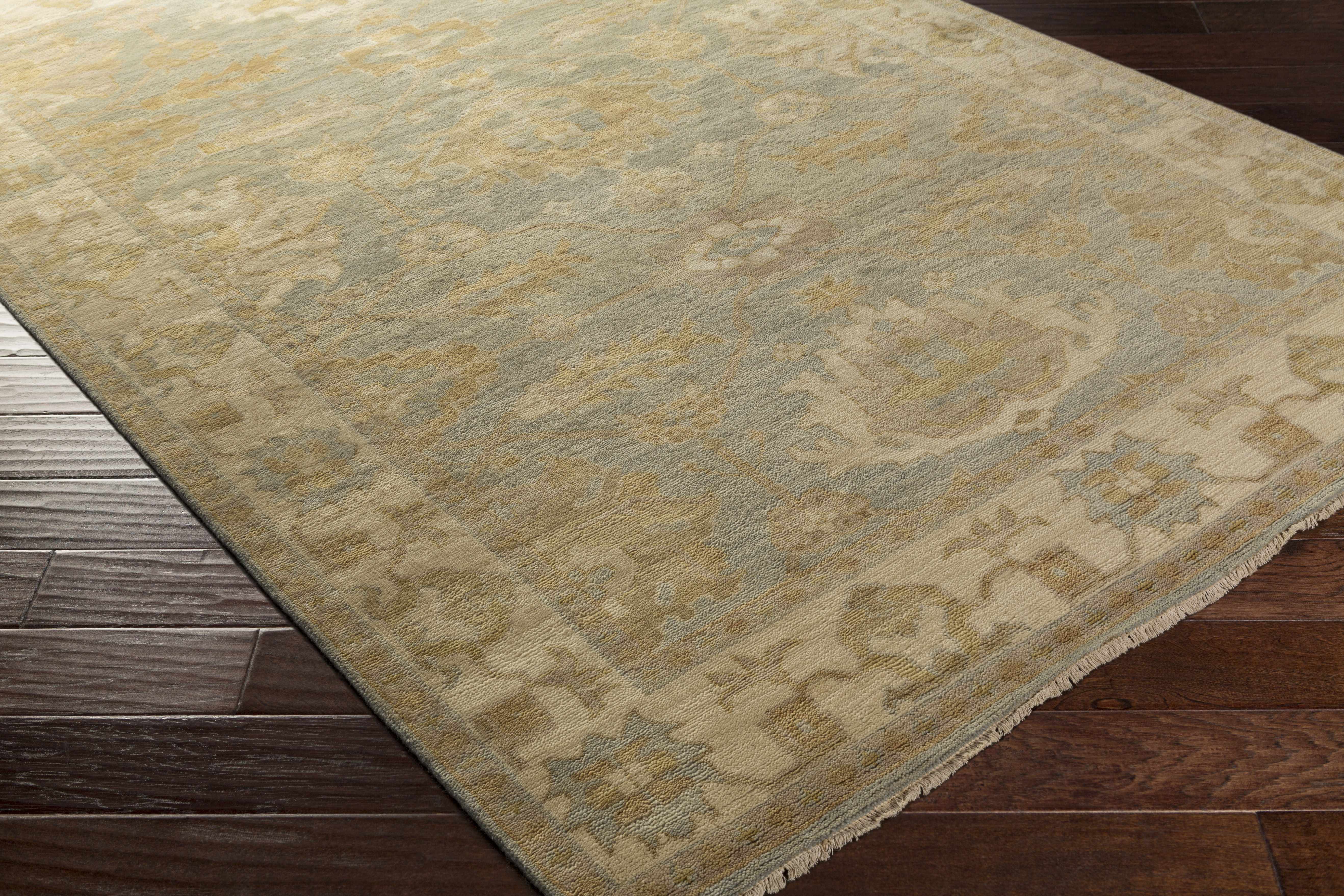Goodyear 5x8 Mustard Premium Wool Rug - Clearance - Image 2