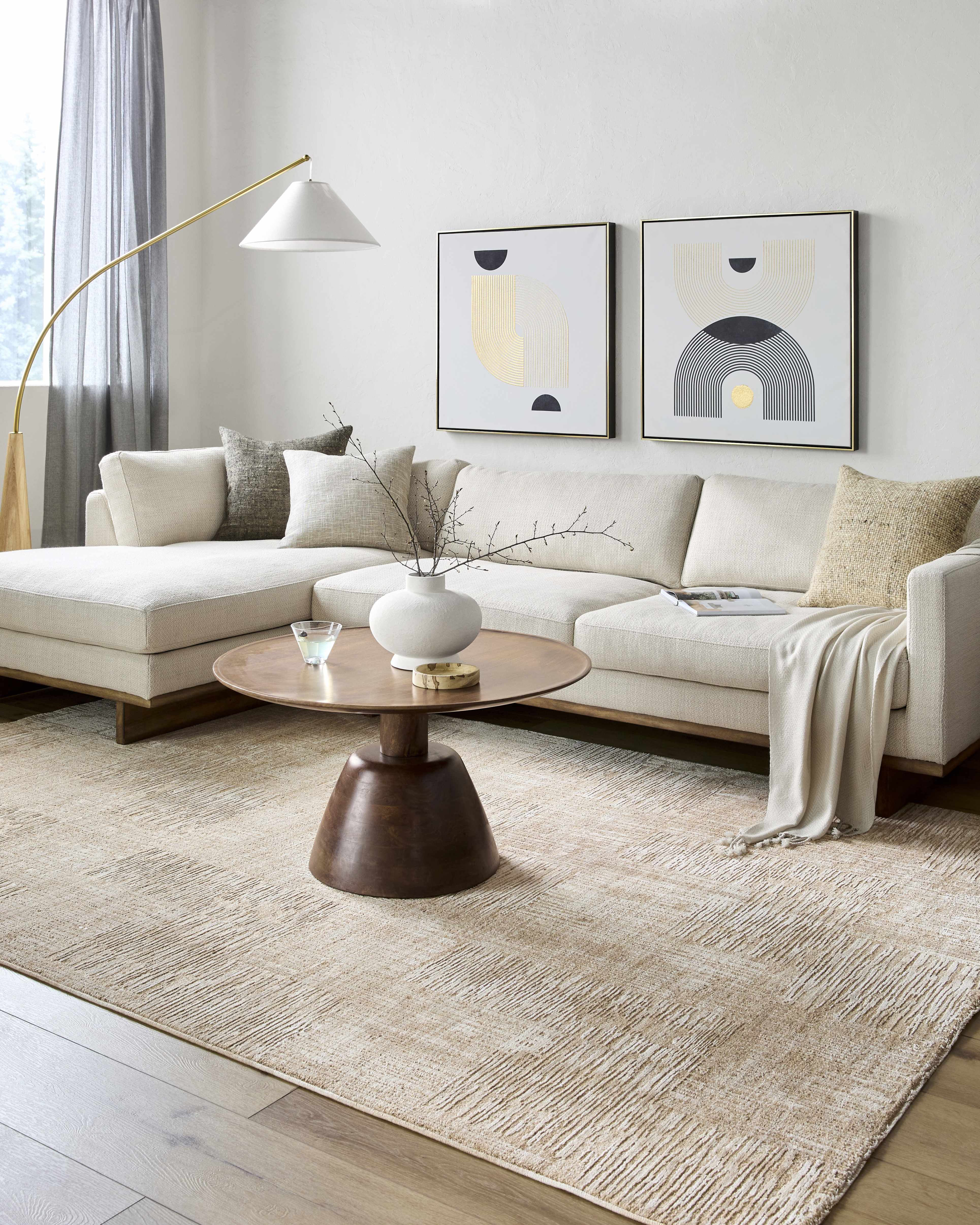 Goren Beige Area Rug - Image 8
