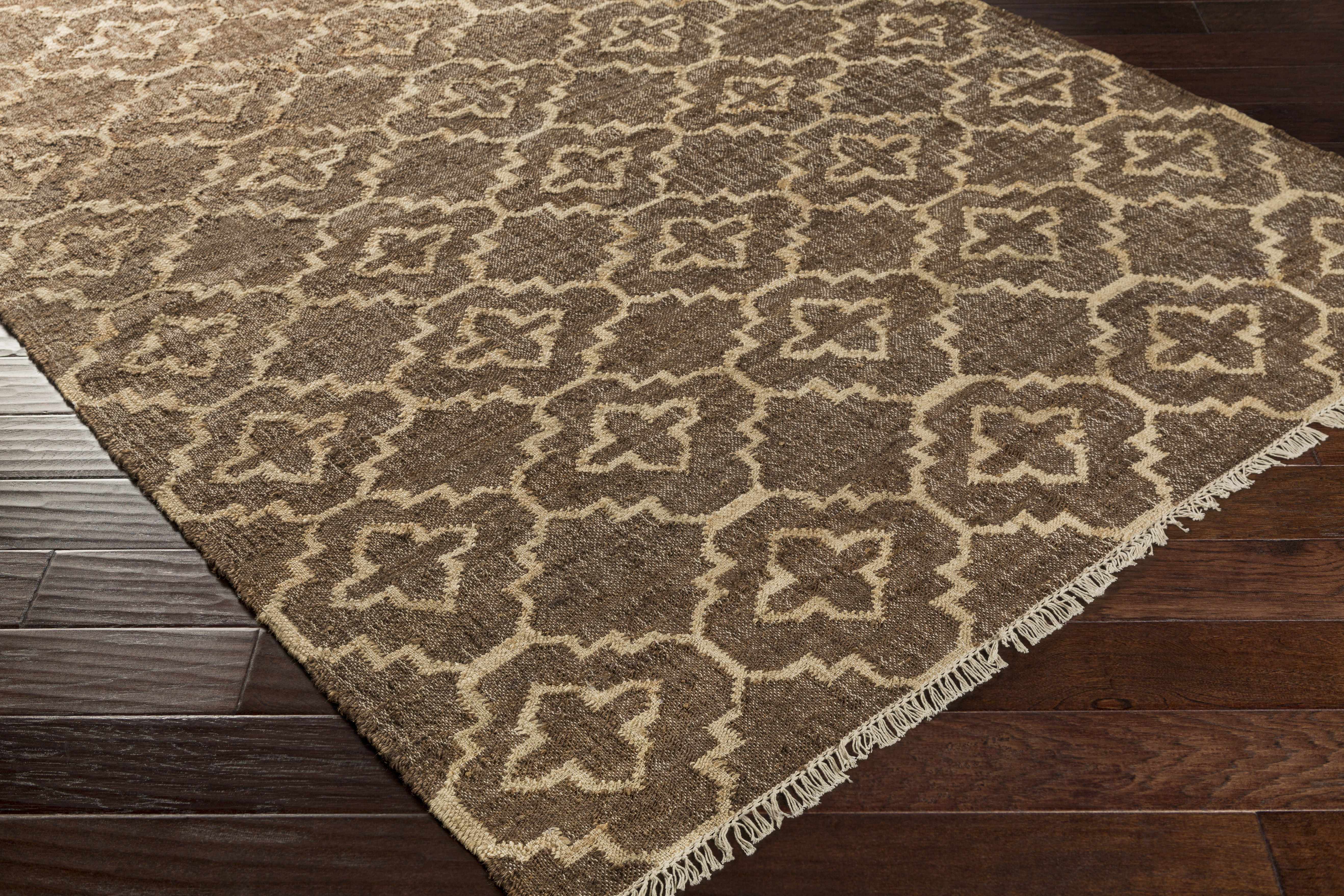 Gotebo Handcrafted Fringed Jute Carpet - Clearance - Image 2