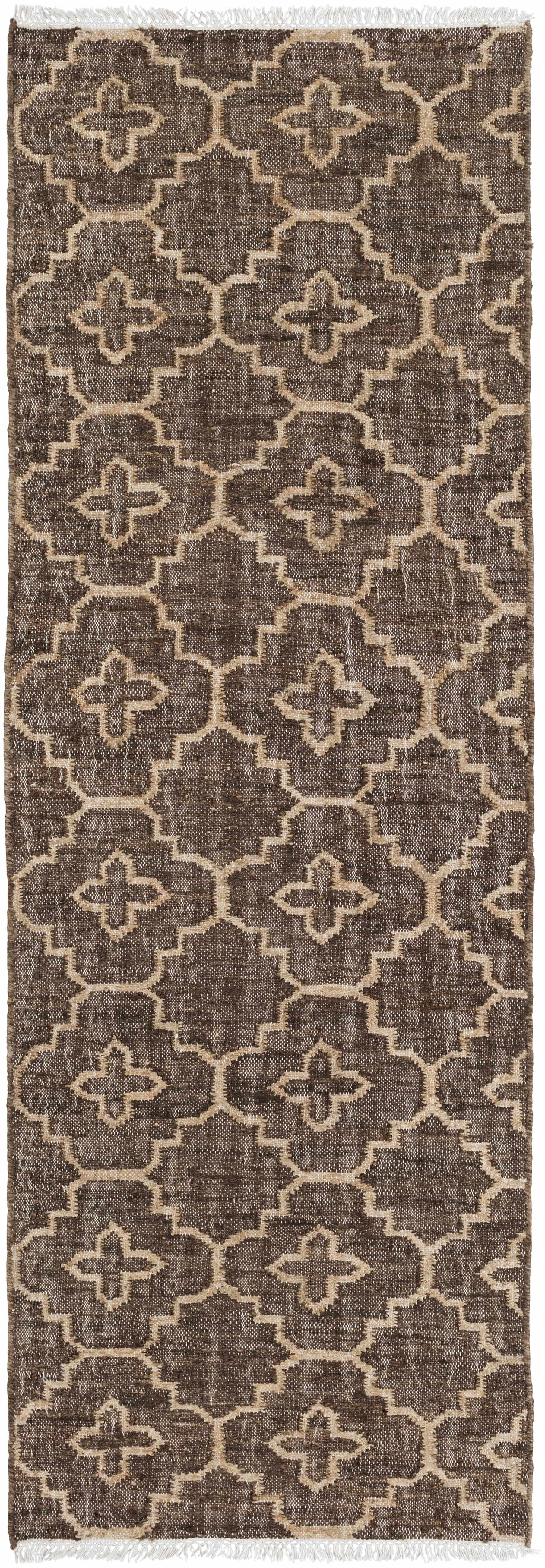 Gotebo Handcrafted Fringed Jute Carpet - Clearance - Image 3