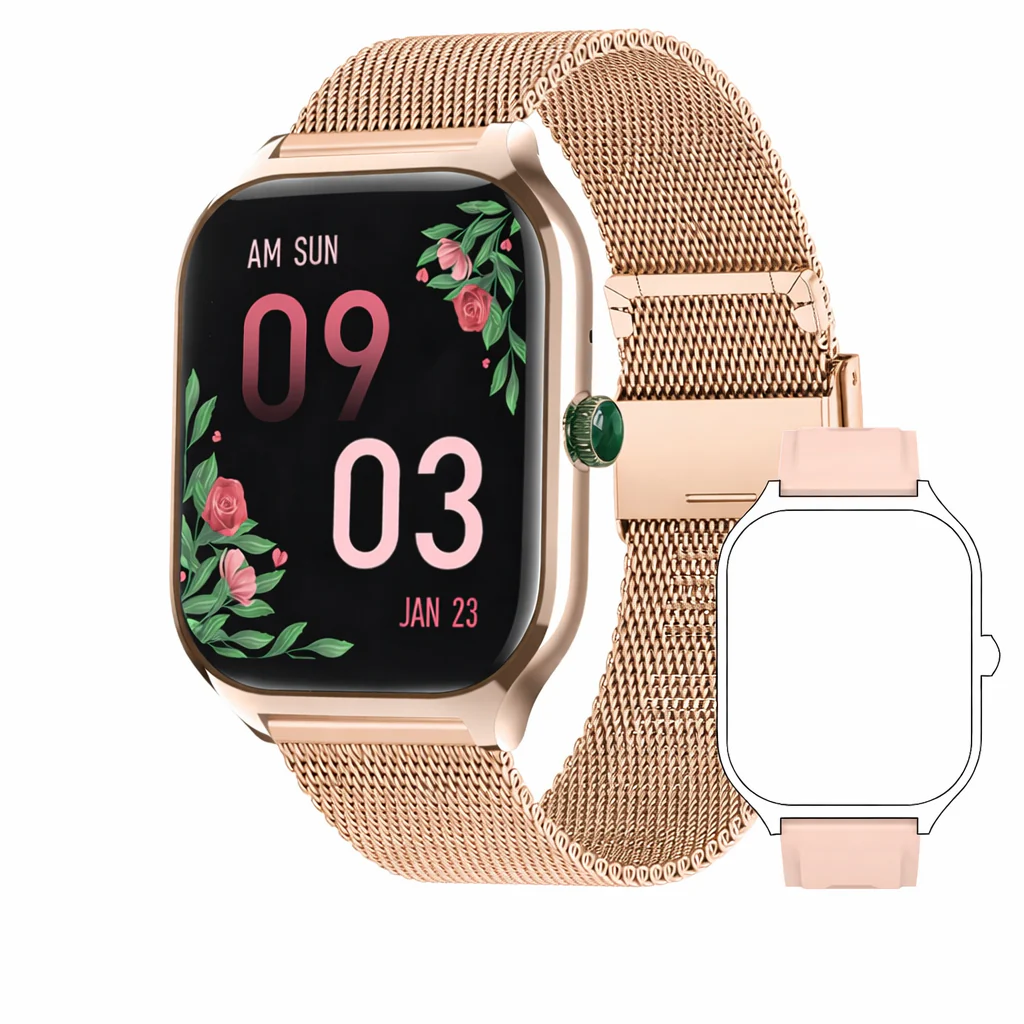 GPS Smart Watch for Men Women Fitness Heart Rate Monitor Bluetooth Call Tracker - Image 12