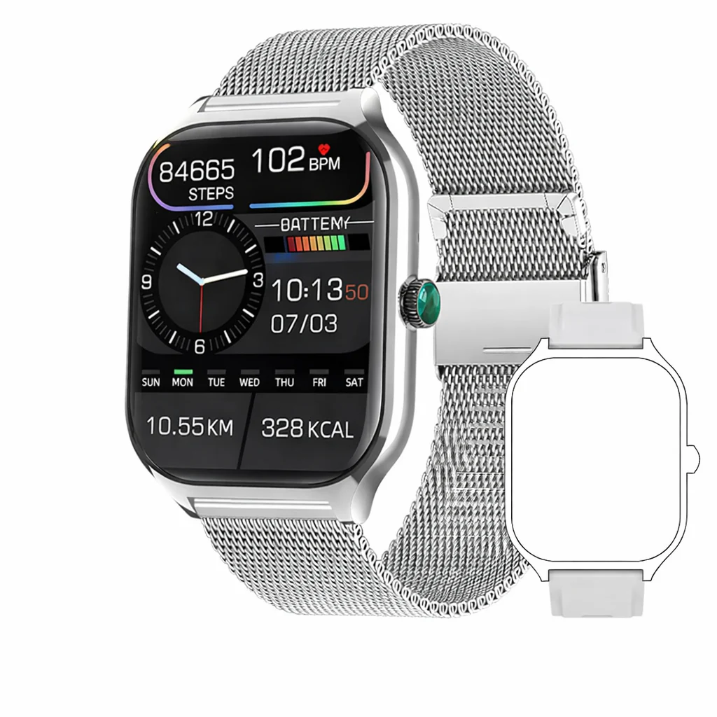 GPS Smart Watch for Men Women Fitness Heart Rate Monitor Bluetooth Call Tracker - Image 13