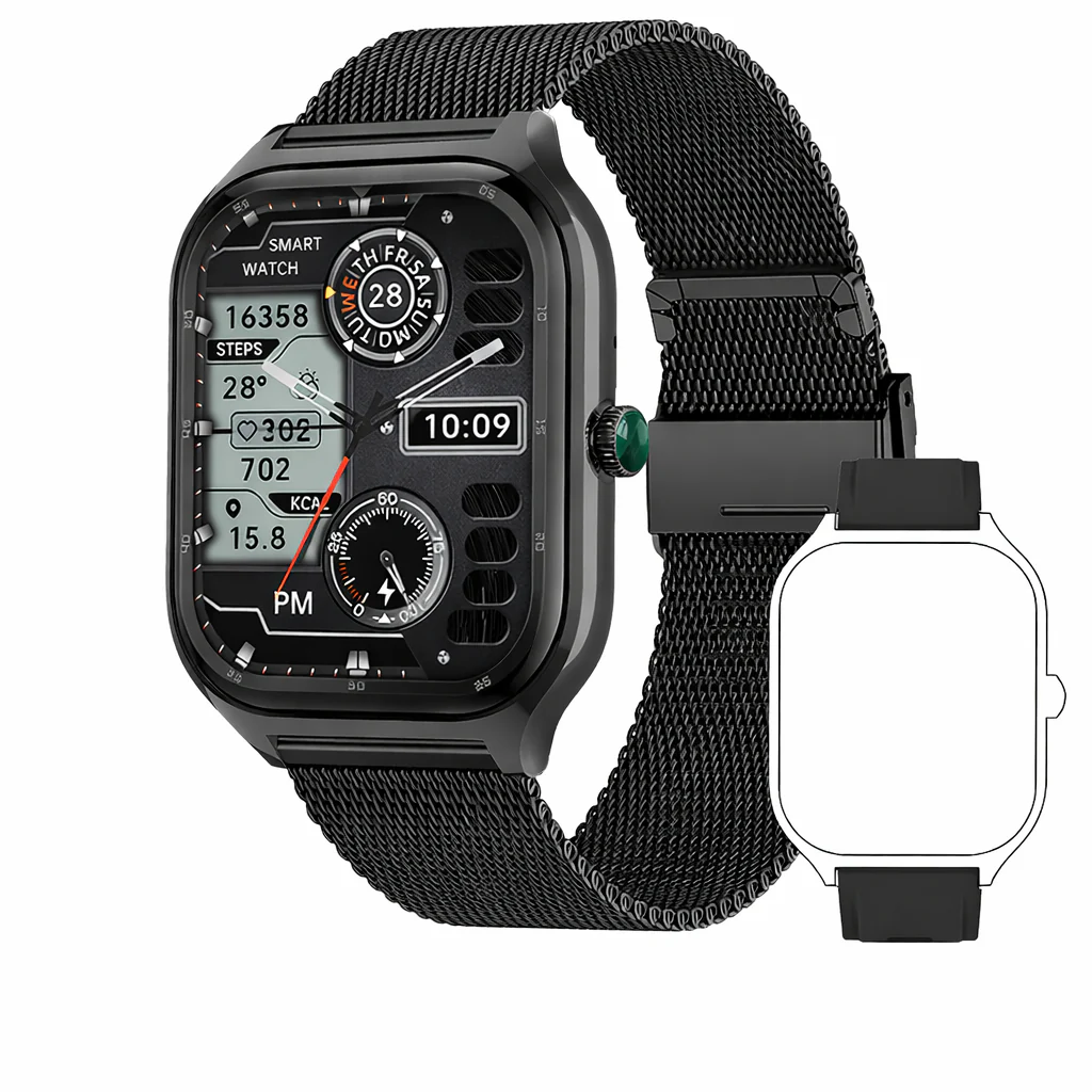 GPS Smart Watch for Men Women Fitness Heart Rate Monitor Bluetooth Call Tracker - Image 15