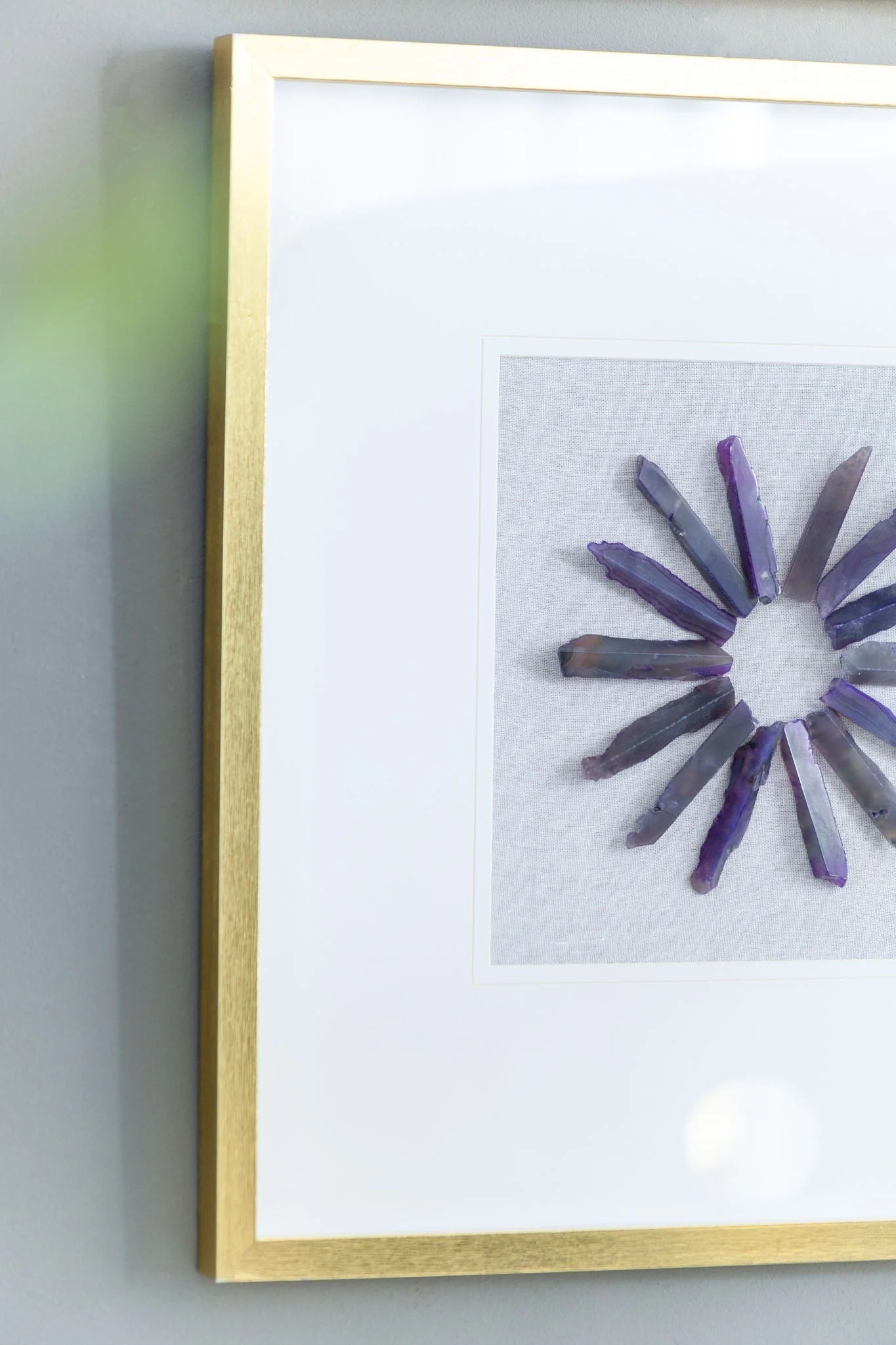 Grace Purple Agate Shadow Boxes Wall Art Set of 2 - Multicolor - Image 10