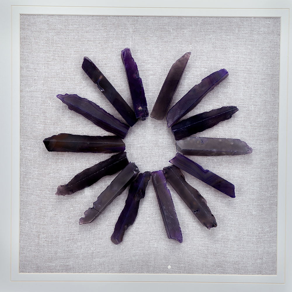 Grace Purple Agate Shadow Boxes Wall Art Set of 2 - Multicolor - Image 16