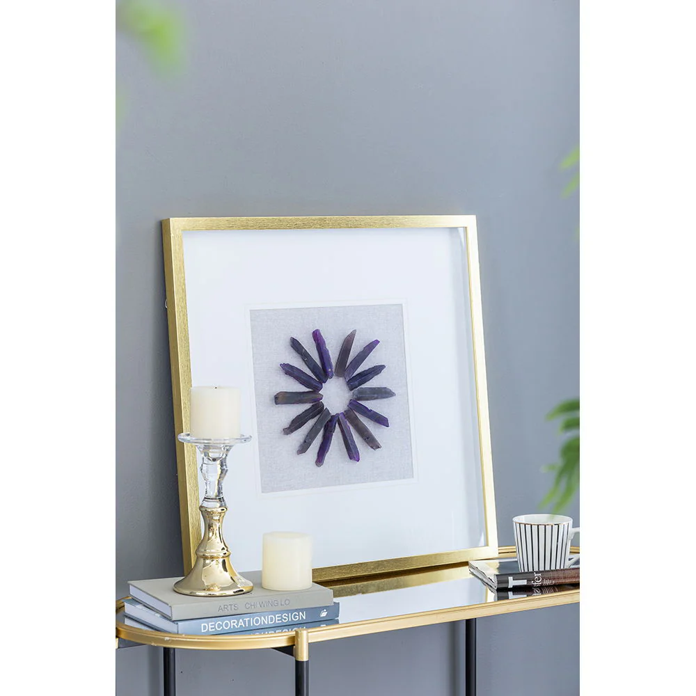 Grace Purple Agate Shadow Boxes Wall Art Set of 2 - Multicolor - Image 8