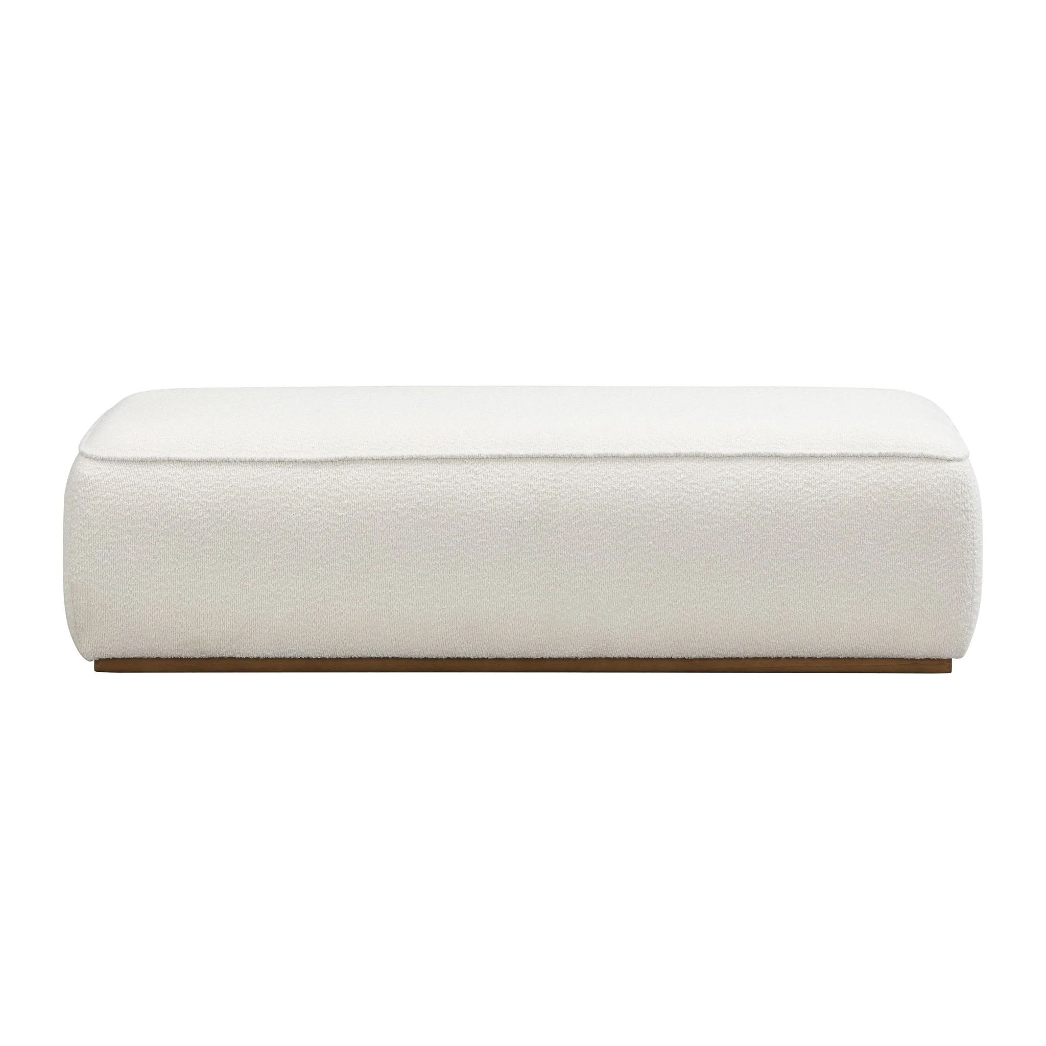 Grainy Footstool for Home - Beige - Image 2