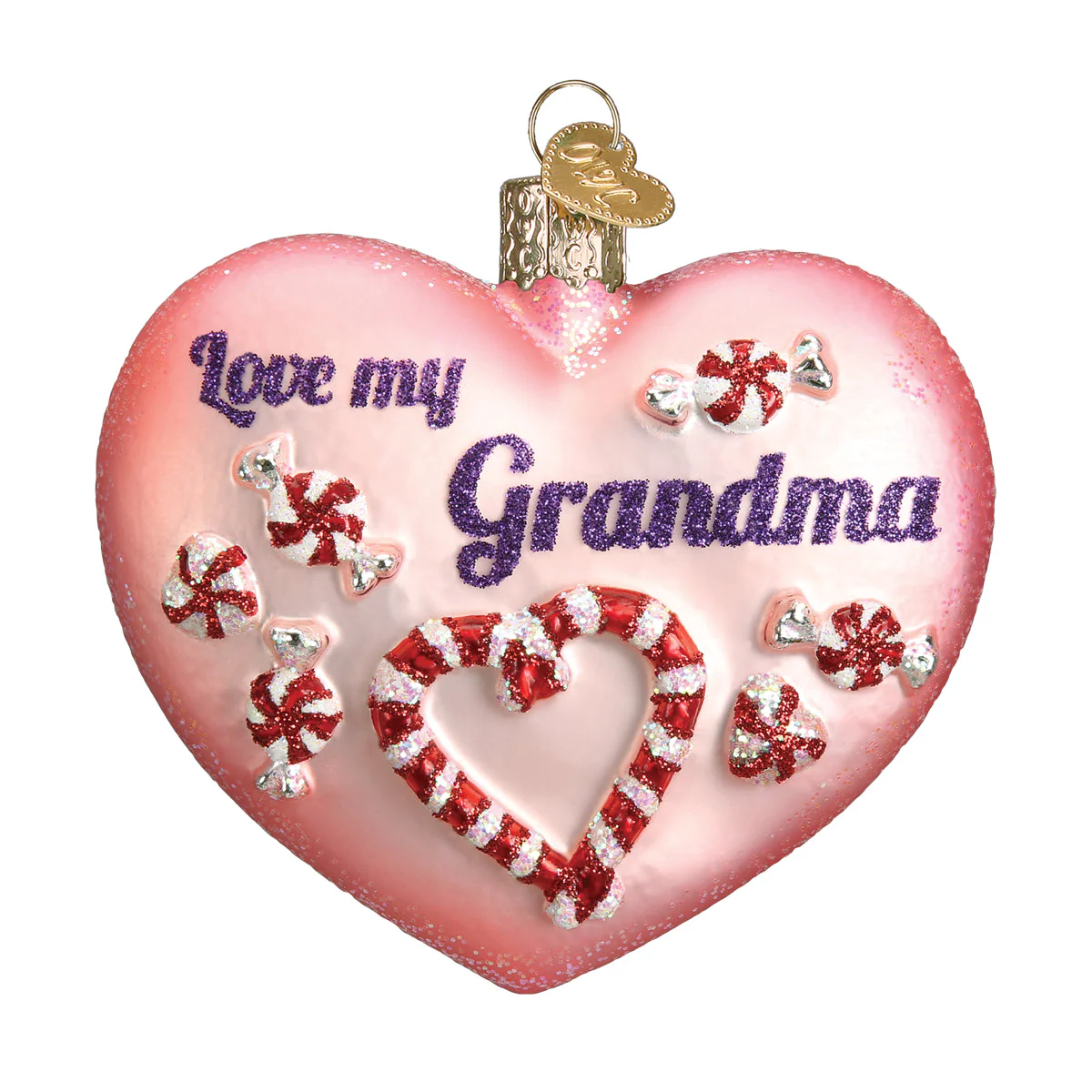 Grandma Heart Ornament - Image 3