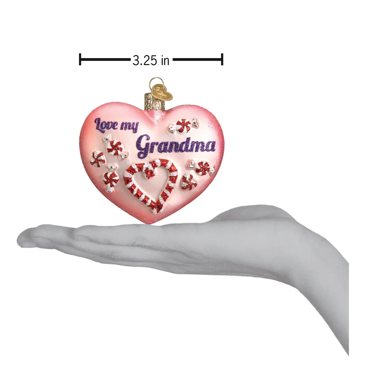 Grandma Heart Ornament - Image 4