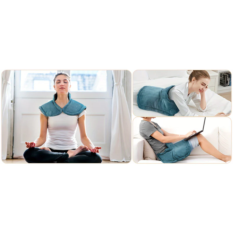 Graphene Heating Pad for Neck & Shoulders – Weighted, 6 Heat Levels, Auto-Off - Image 9