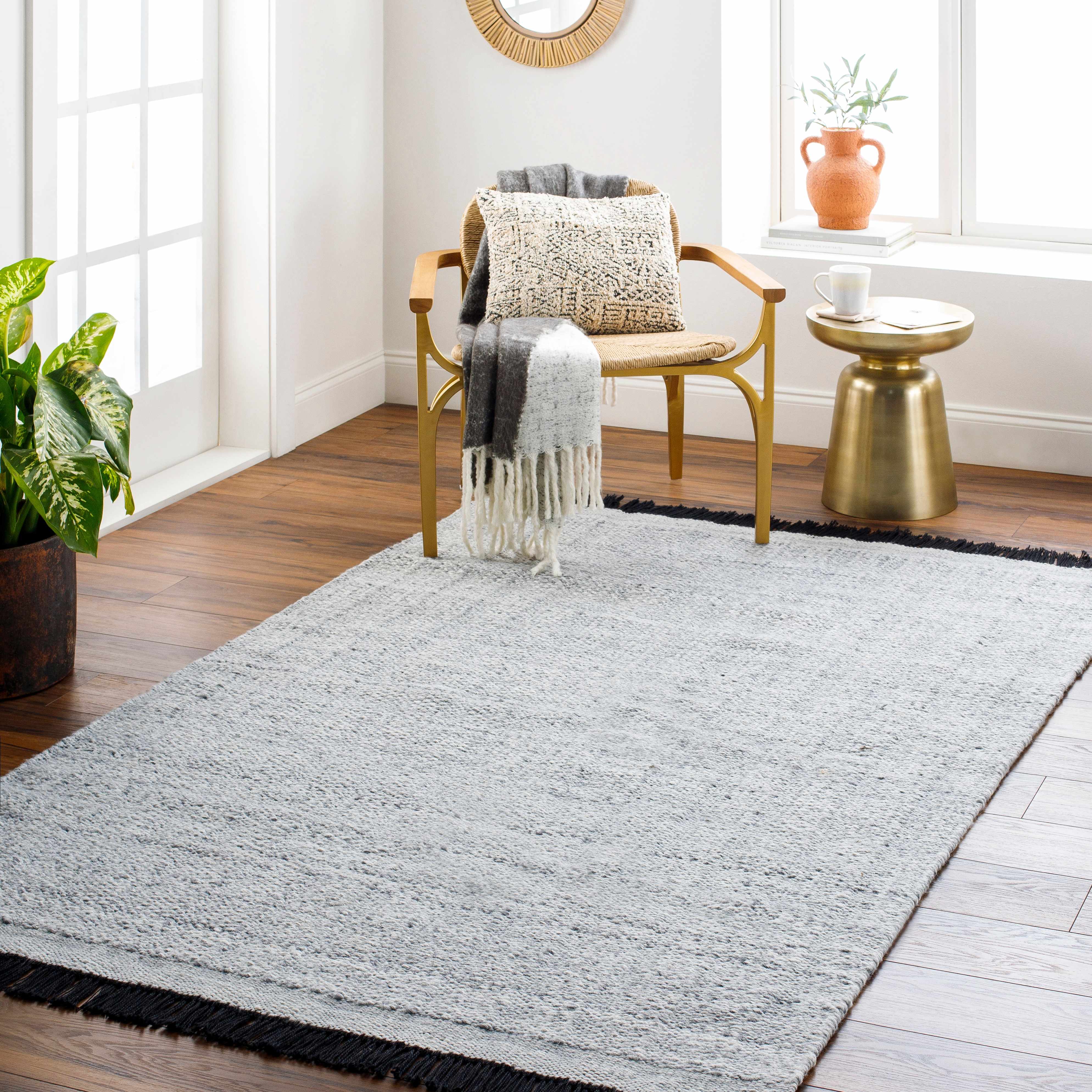Gray Anane Area Rug - Clearance - Image 2