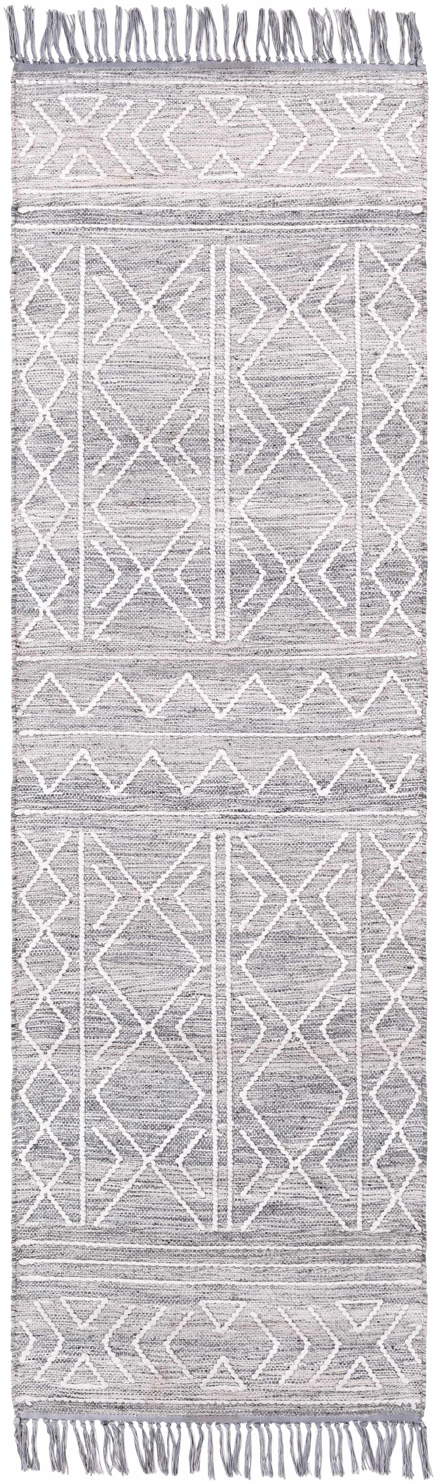 Gray Clintwood Wool Tassel Carpet - Clearance - Image 11