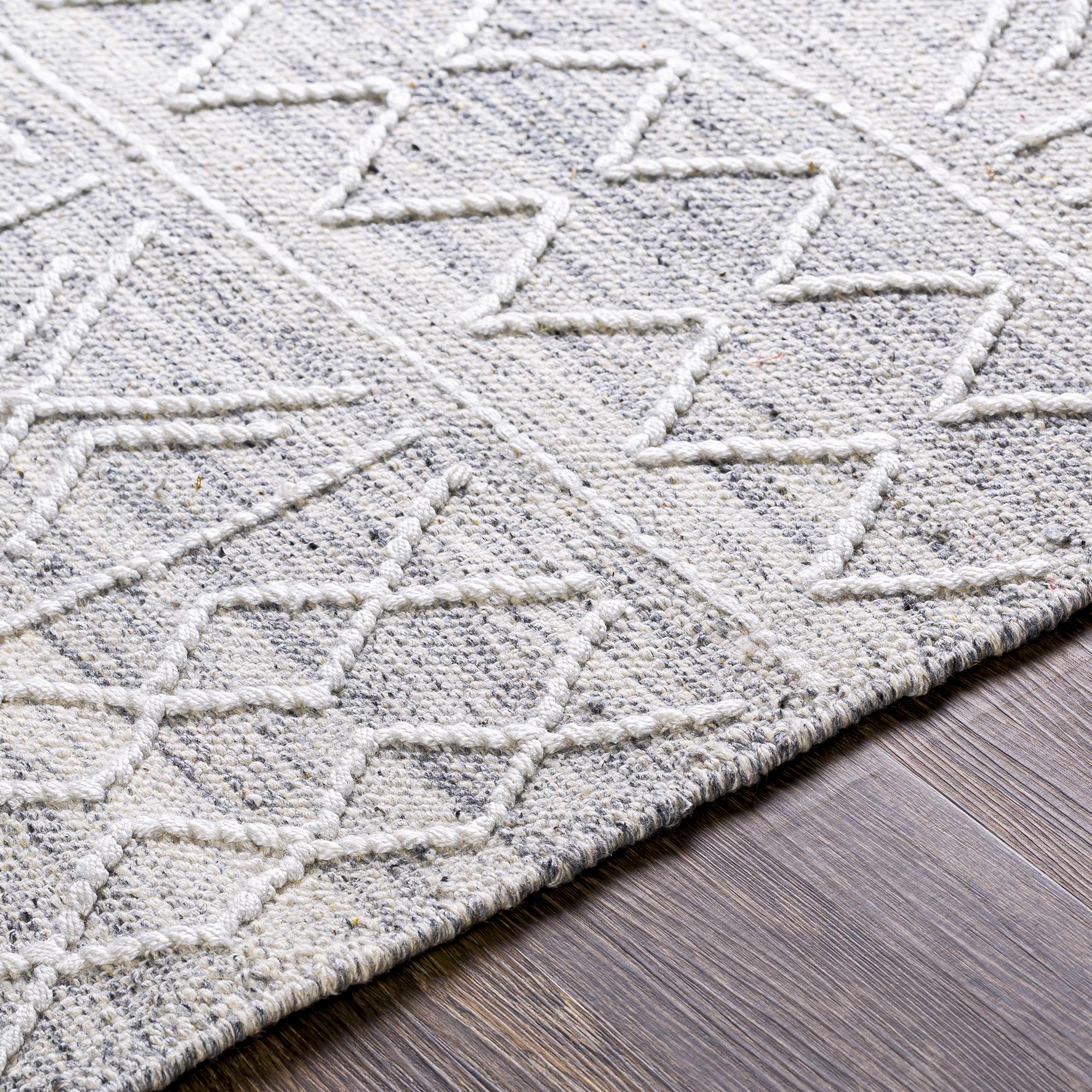 Gray Clintwood Wool Tassel Carpet - Clearance - Image 6