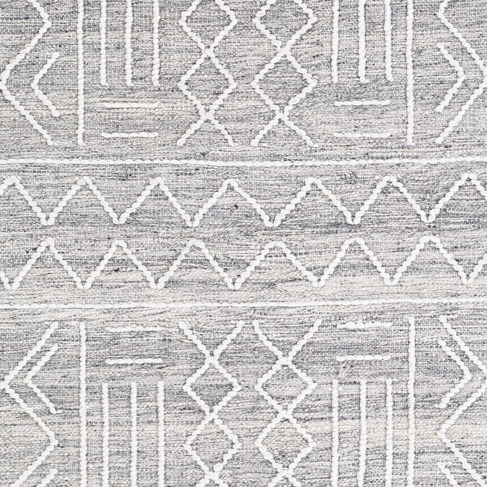 Gray Clintwood Wool Tassel Carpet - Clearance - Image 7