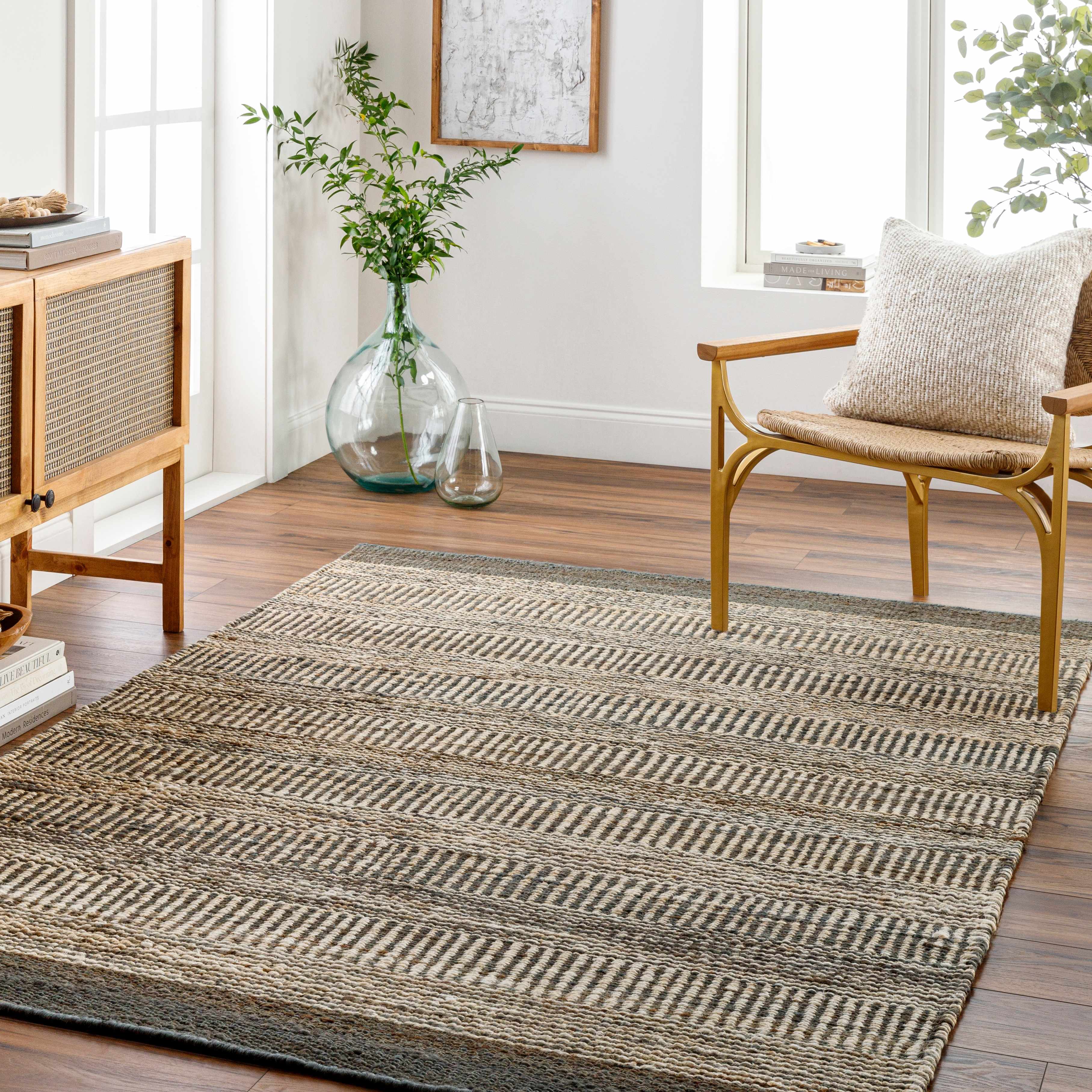 Gray Elle Area Rug - Clearance - Image 2