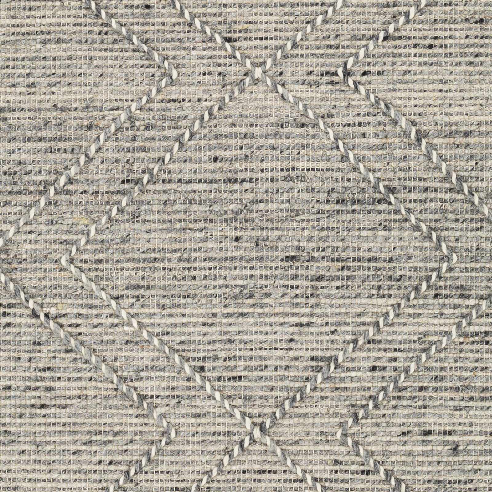 Gray Malilipot Wool Blend Braided Tassel Area Rug - Clearance - Image 4