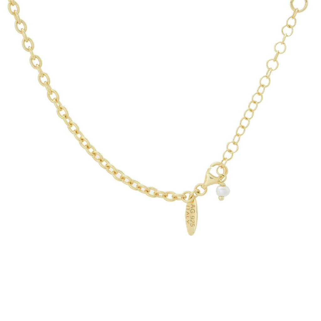 Graziella 23K Gold Plated Choice of Color Enamel Butterfly Pendant w/ Chain - Image 2