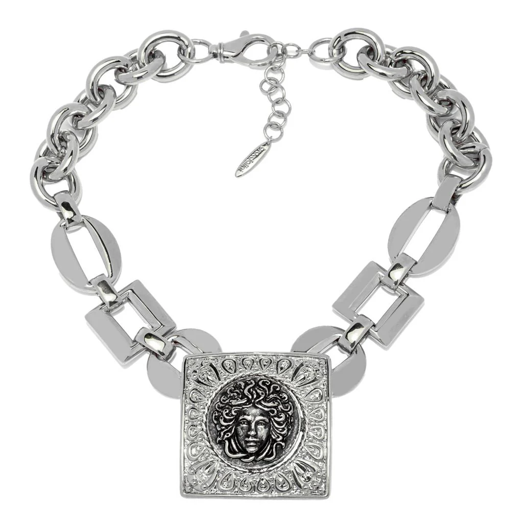 Graziella Choice of Plating Electroform Polished Medusa 17.5"+2" Necklace - Image 3