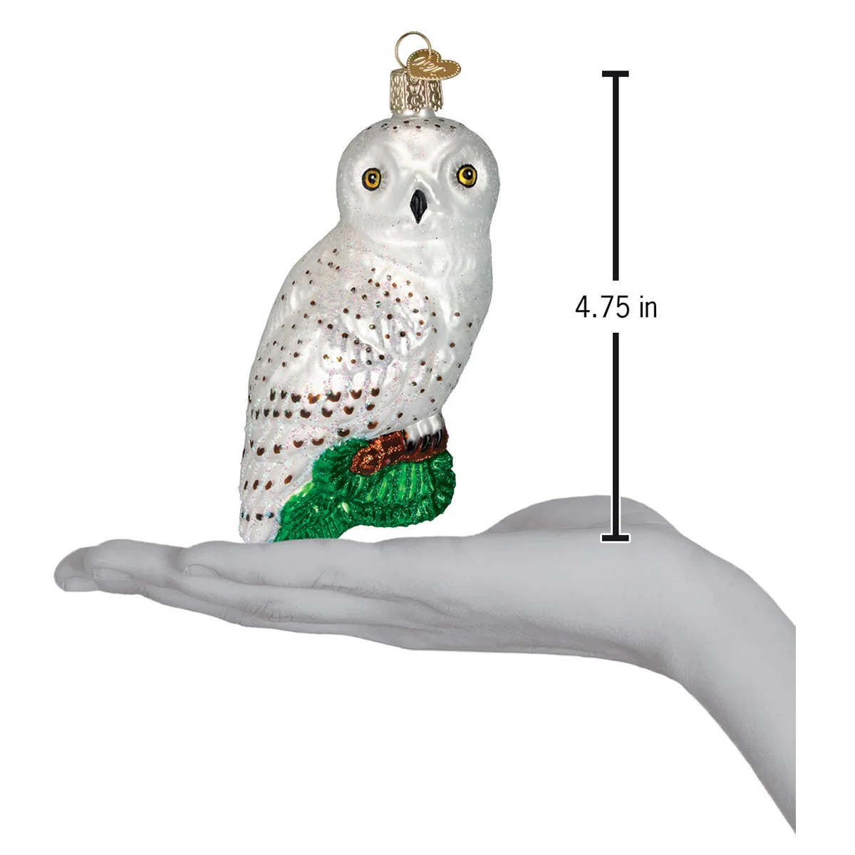 Great White Owl Ornament - Image 4