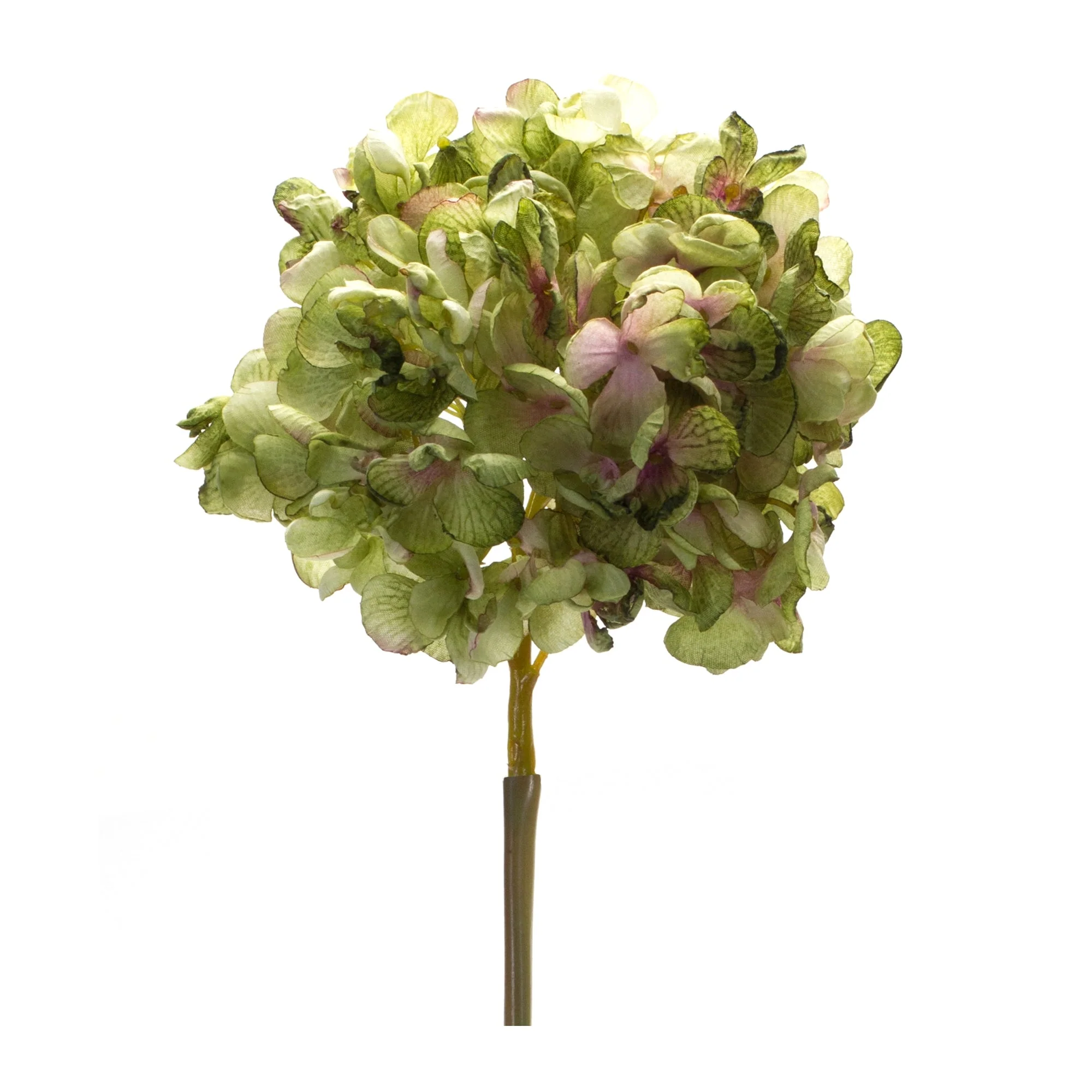 Green hydrangea flower stem (set of 6) - Image 2