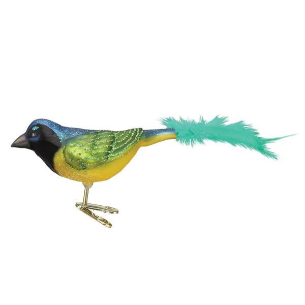Green Jay Ornament by Old World Christmas - Image 3