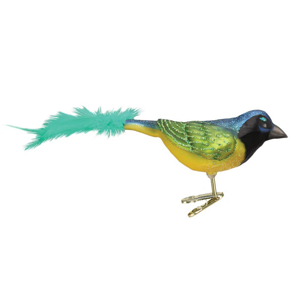 Green Jay Ornament by Old World Christmas - Image 5