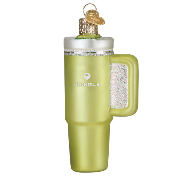 Green Kringle Cup Ornament - Image 3
