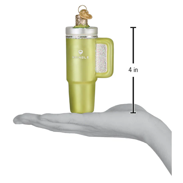 Green Kringle Cup Ornament - Image 6