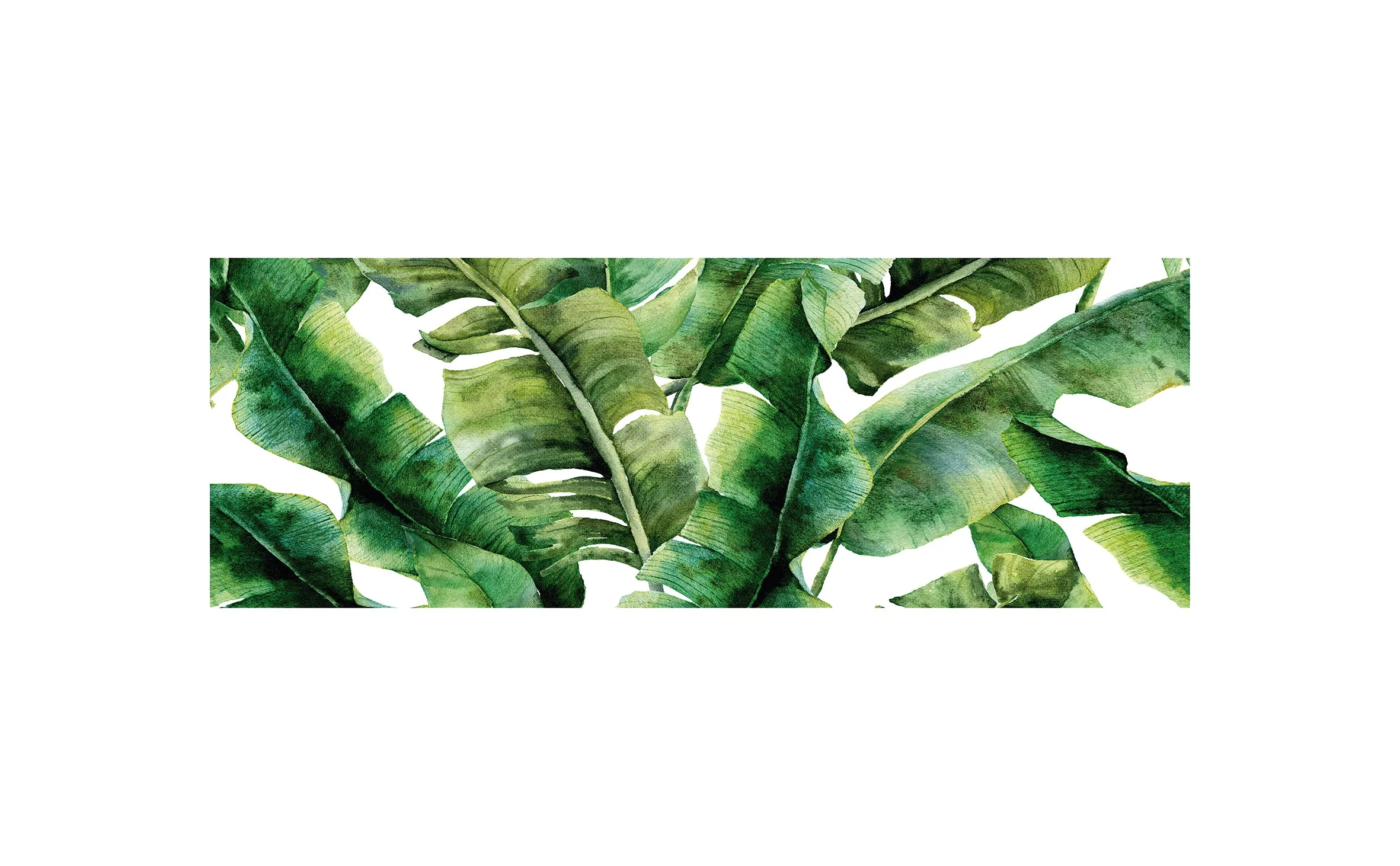Green Leaves 19.6 in. x 55 in. Anti-Fatigue Kitchen Runner Mat - Image 2