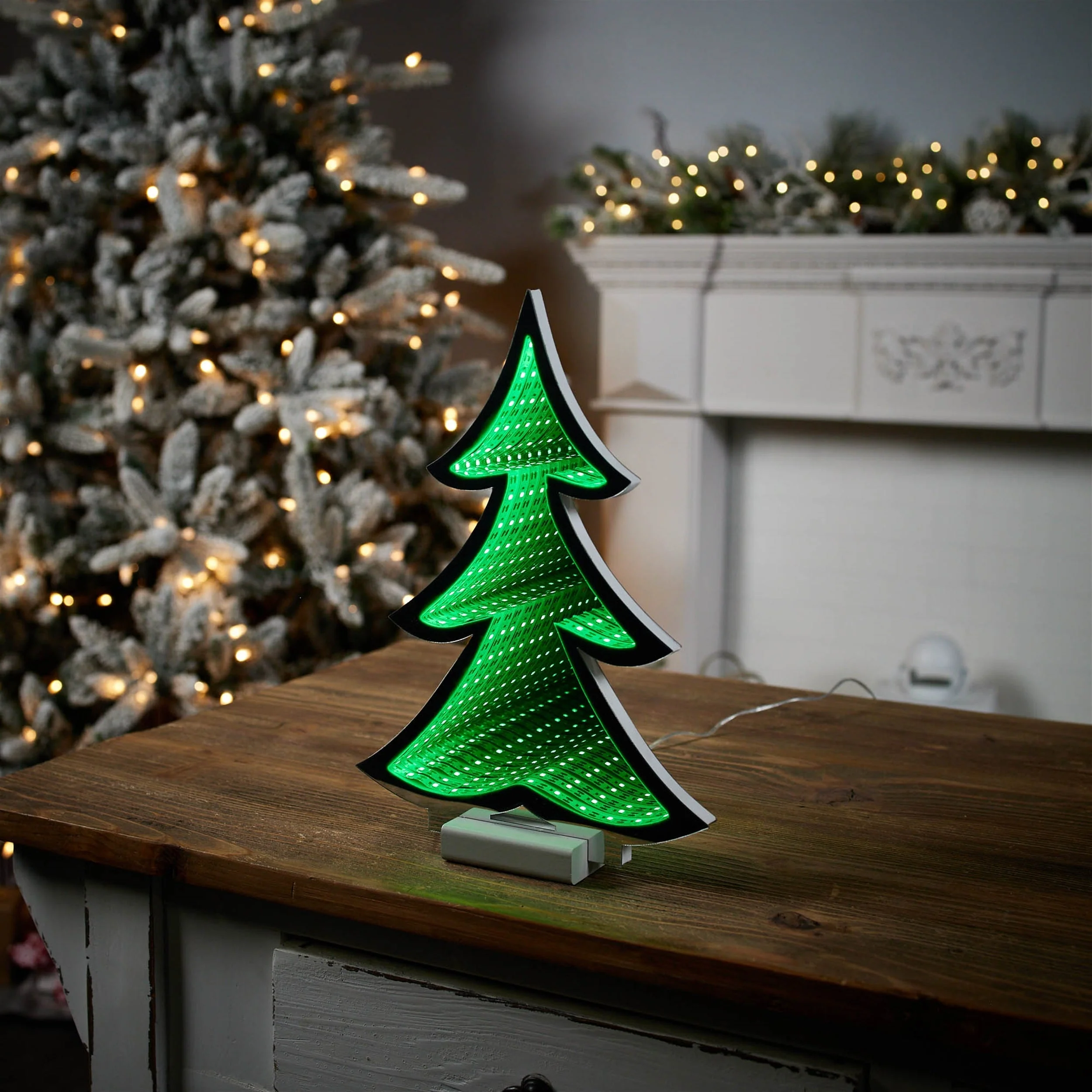 Green Pine Tree Ekkolight 11.75"H - Image 2