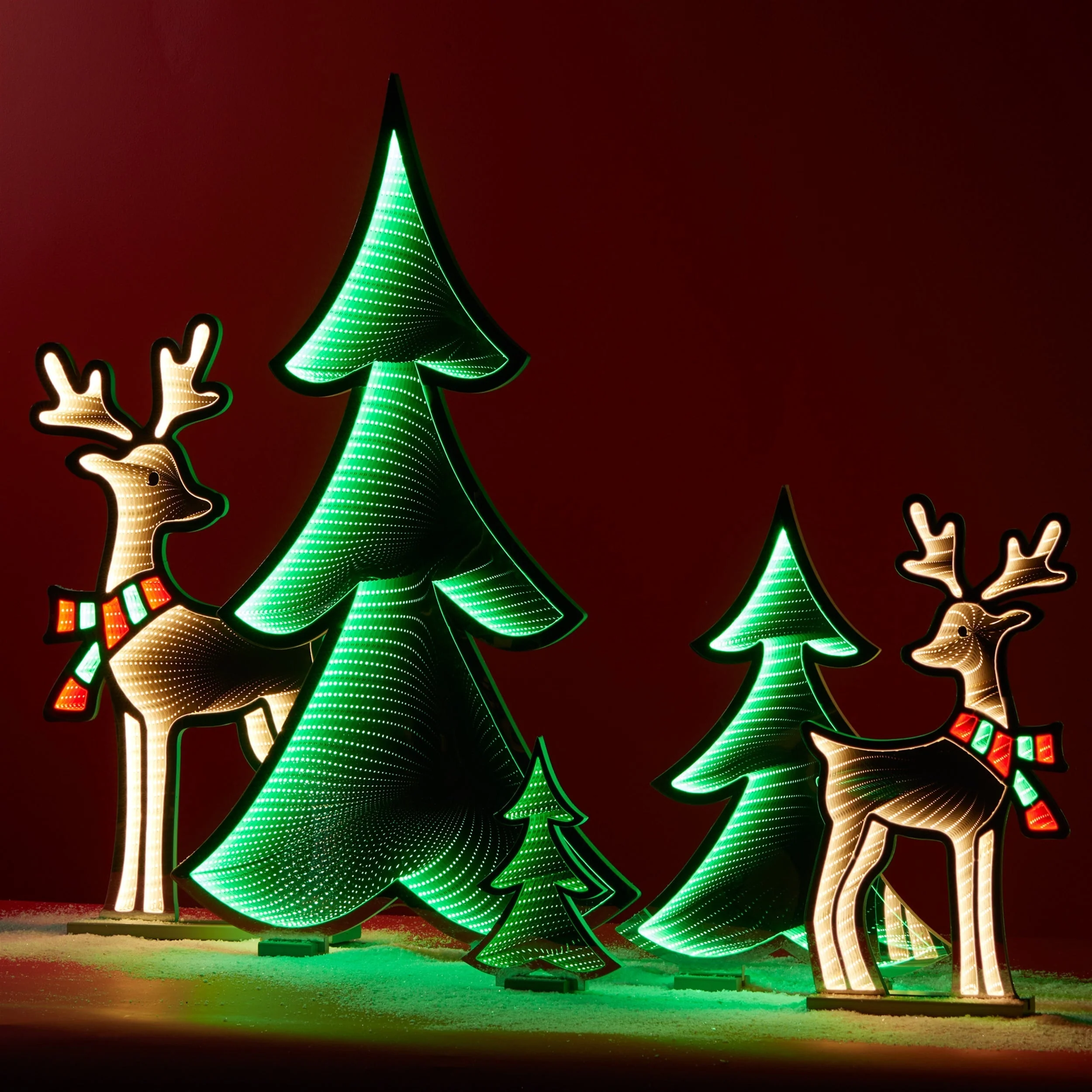 Green Pine Tree Ekkolight 11.75"H - Image 3