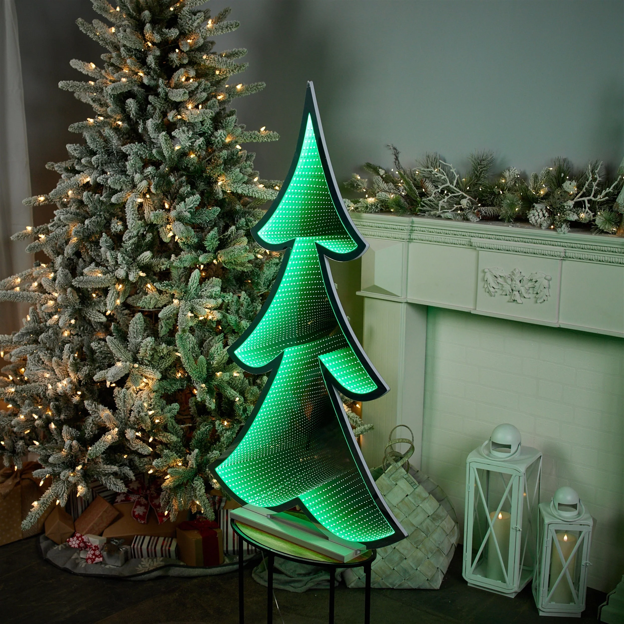 Green Pine Tree Ekkolight 46"H - Image 2