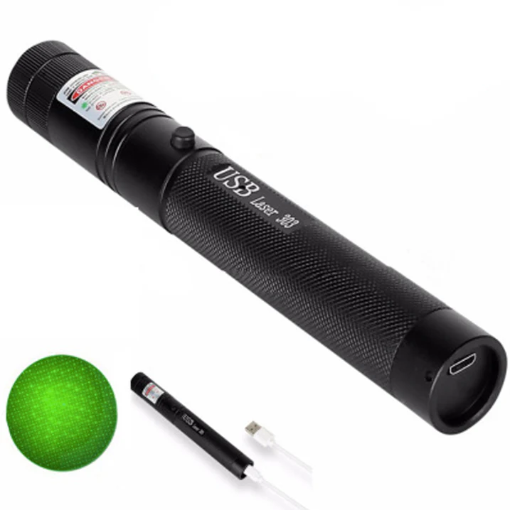 Green Red Dual Beam Laser Pointer Long Range Presentation Star Pointer - Image 7