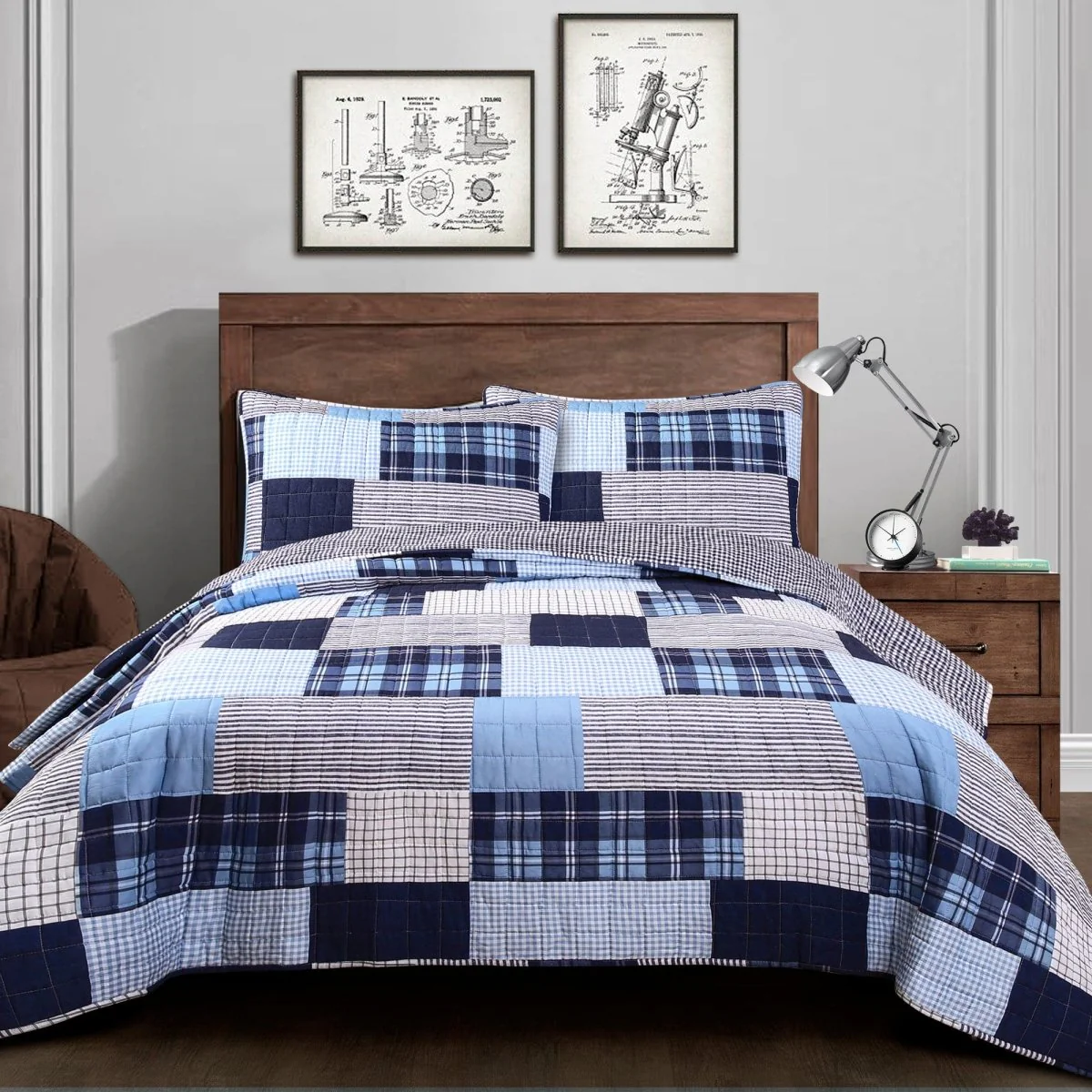 Greenville 3 Piece Quilt Set - Image 2