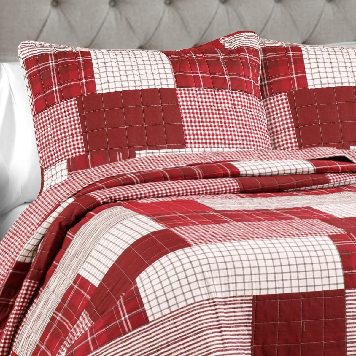 Greenville 3 Piece Quilt Set - Image 7