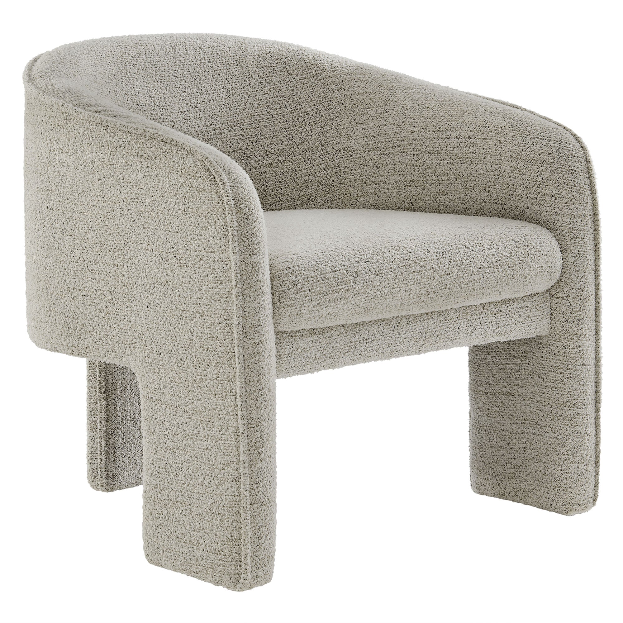 Greer Boucle Fabric Upholstered Accent Armchair by Modway - Image 14