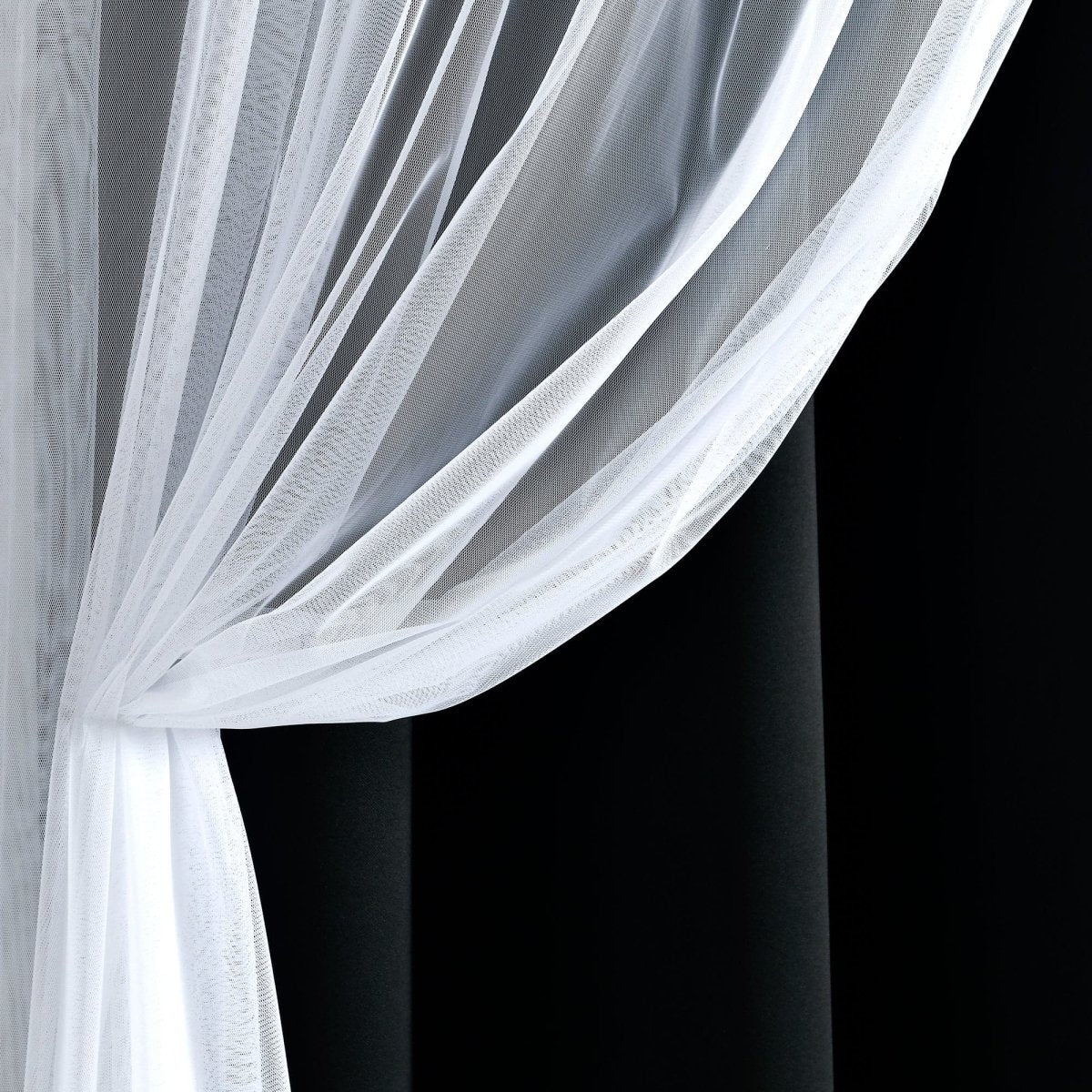 Grommet Sheer With Insulated Blackout Lining Curtain Panel Set - Image 50