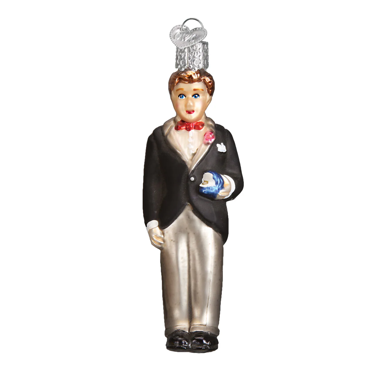 Groom Brunette Ornament - Image 3